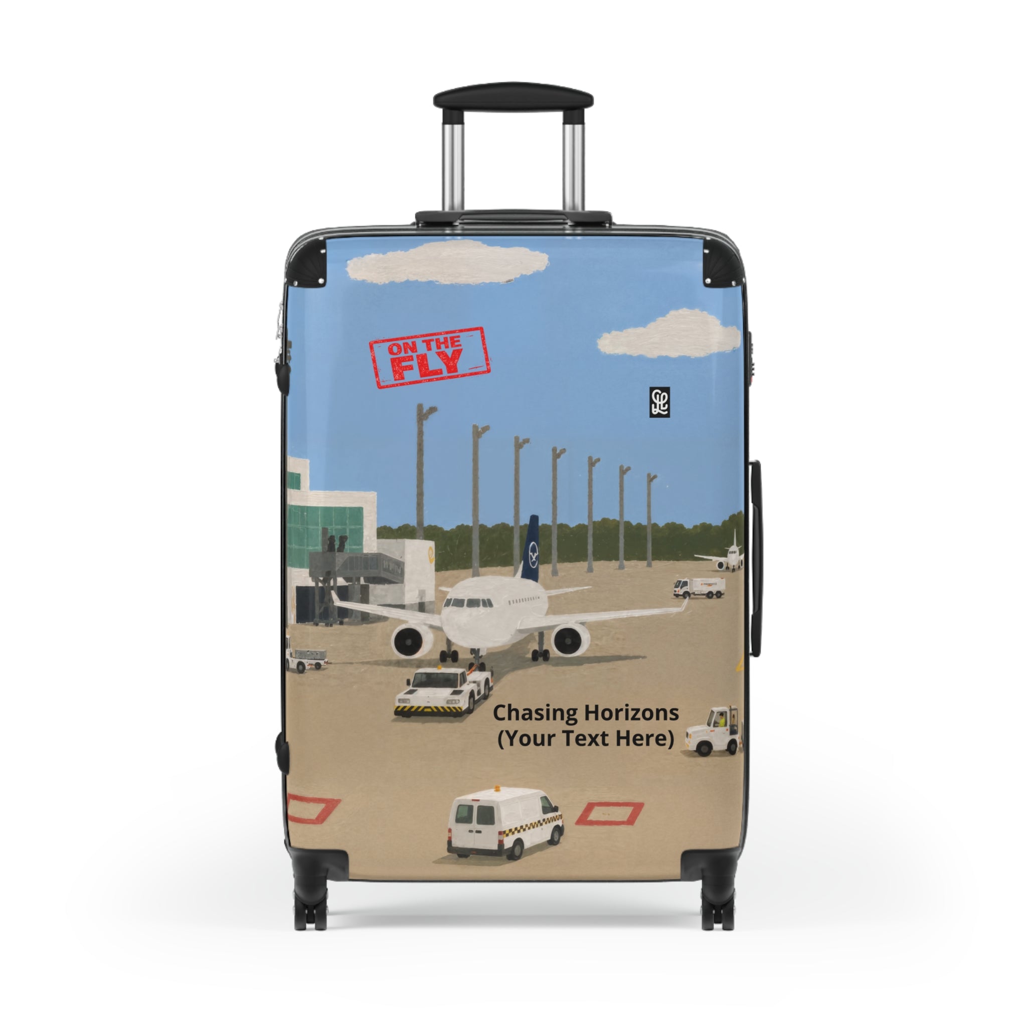 oryggy Originals Summer line Personalized Airport Runway Suitcase