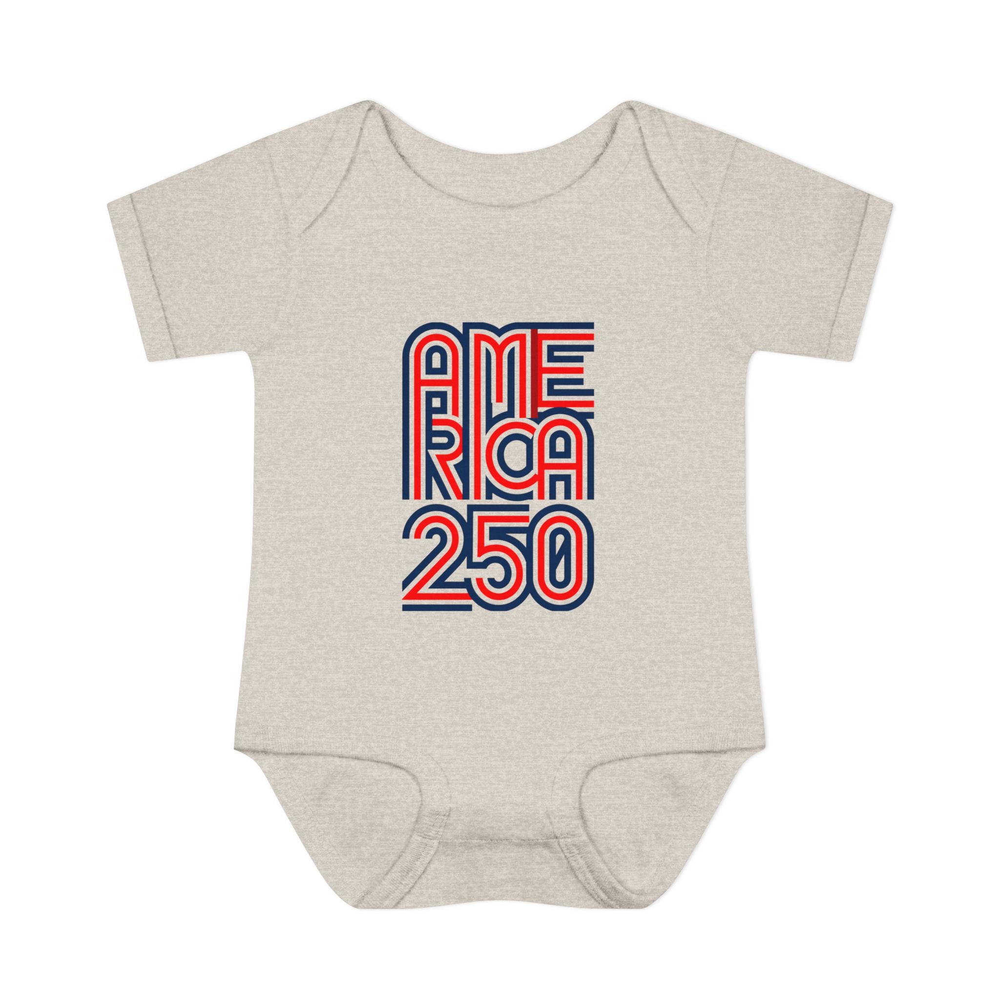 America 250 Personalized Infant Bodysuit | USA Flag