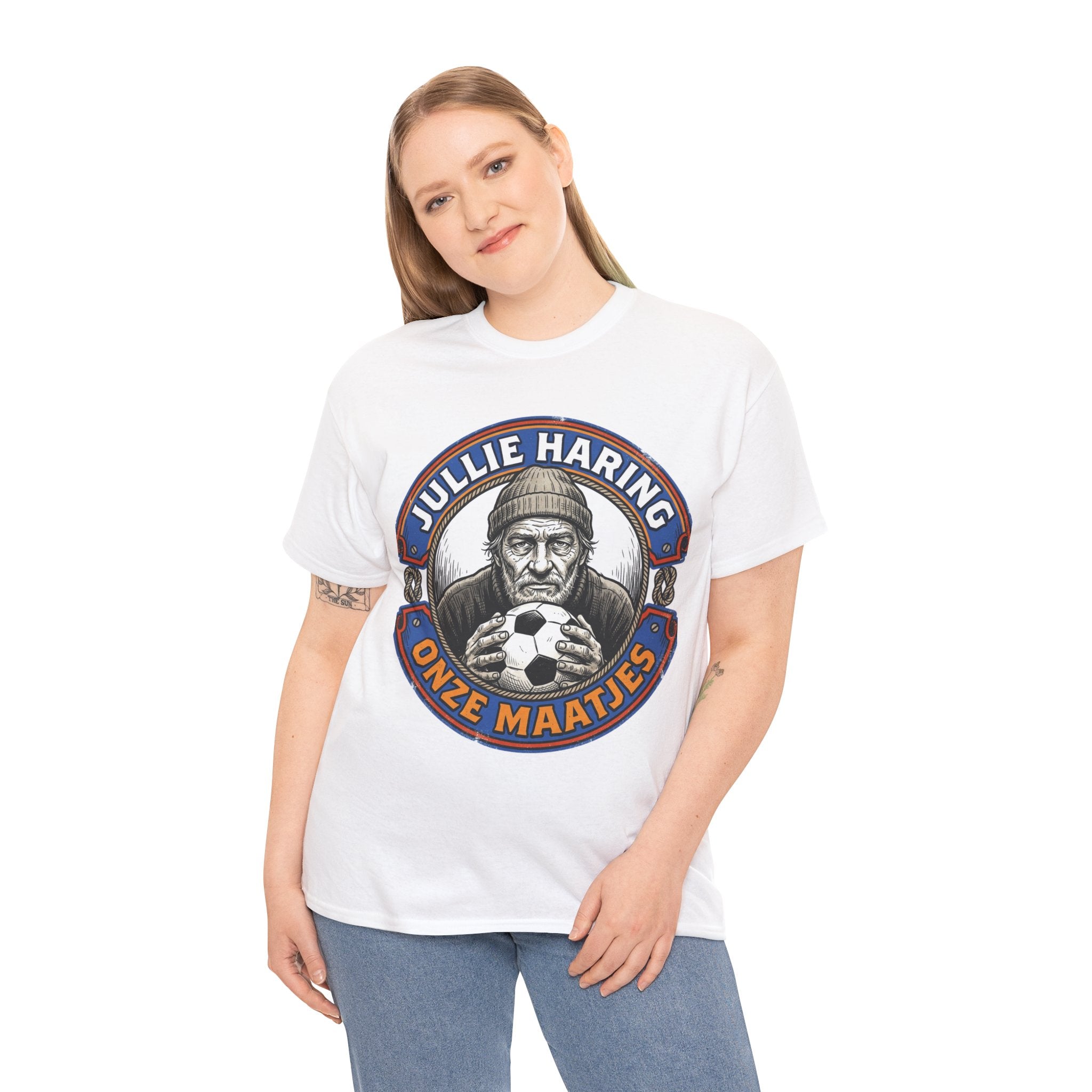 FIFA World Cup 2026 T-Shirt — Jullie Haring Onze Maatjes Vintage Fisherman Soccer Graphic