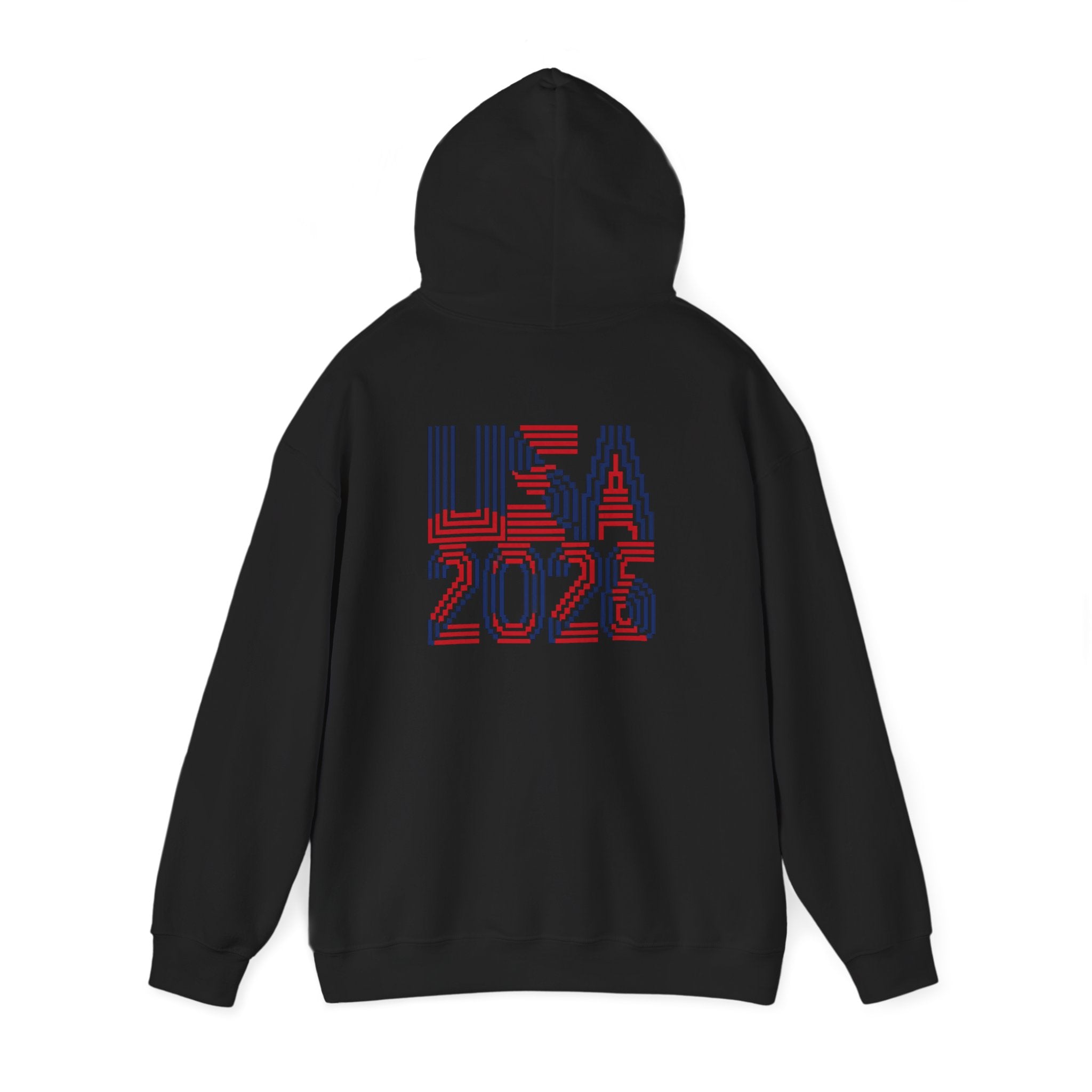 America 250 / USA 2026 Retro Stripe Hoodie — Patriotic 4th of July Anniversary Sweatshirt