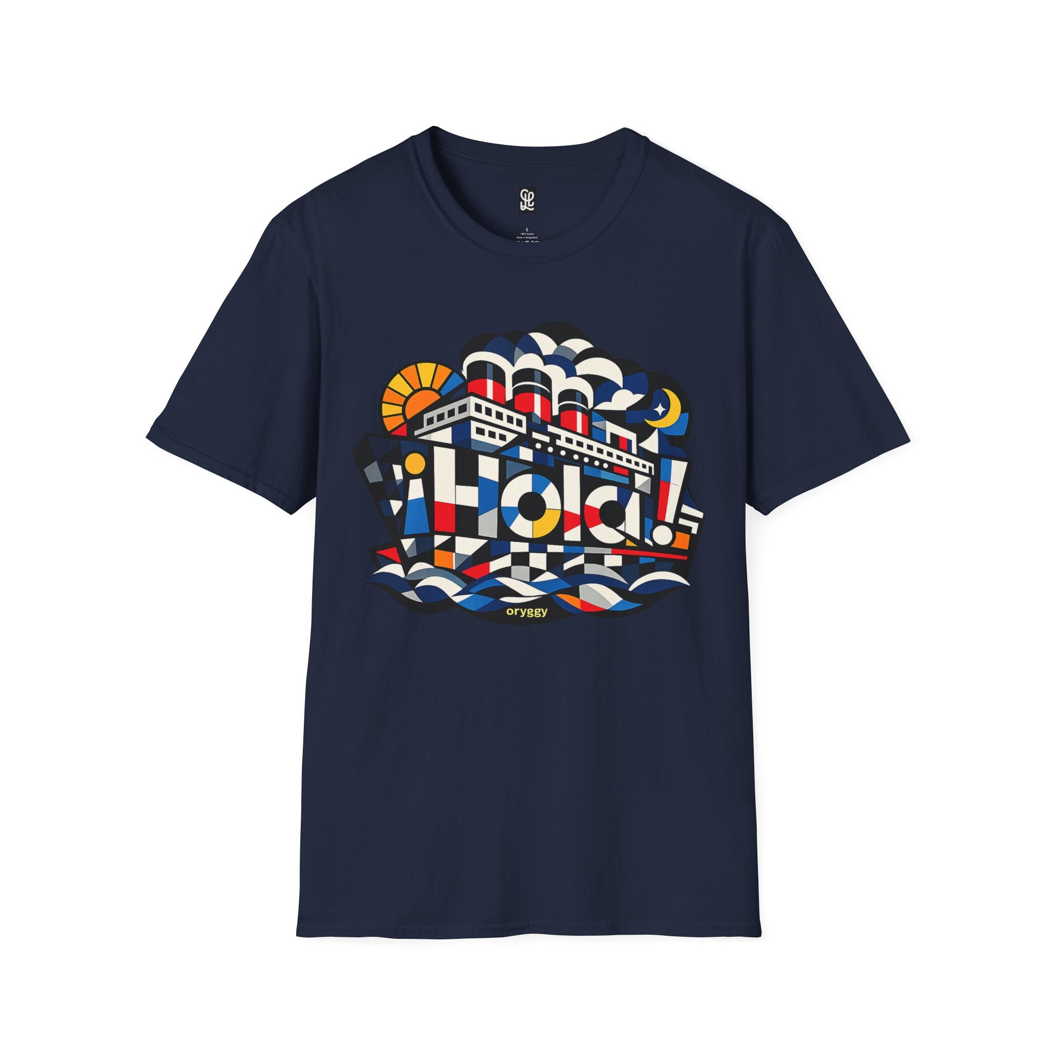 oryggy Originals Summer line T-Shirt — ¡Hola! Retro Nautical Cruise Ship Graphic