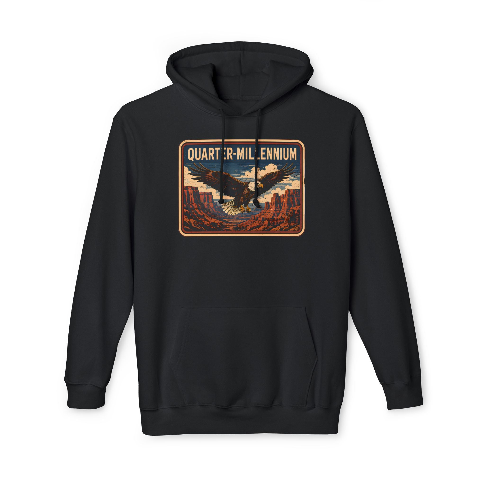America 250 Quarter-Millennium Vintage Landscape Hoodie — Made in USA