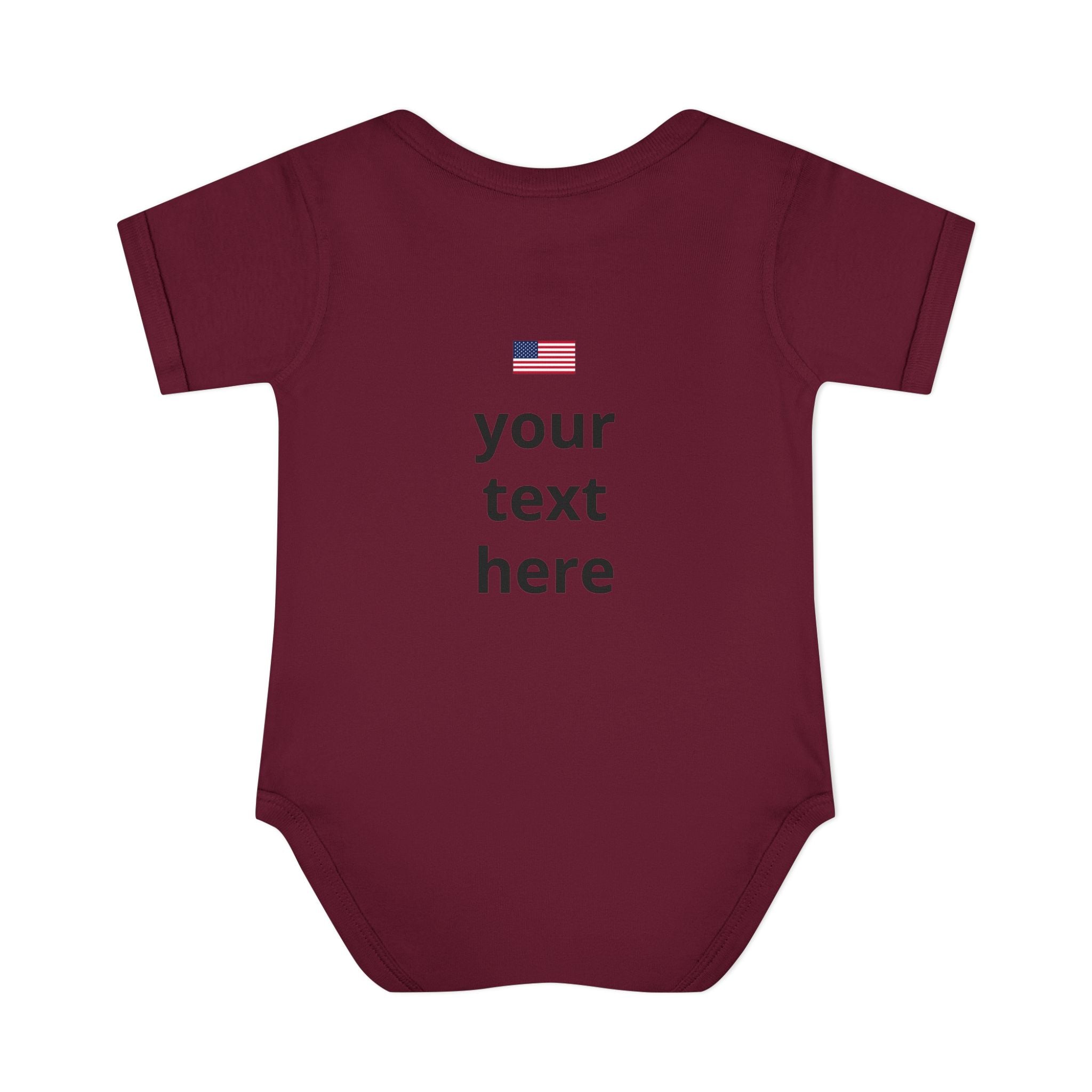 America 250 Personalized Infant Bodysuit | USA Flag
