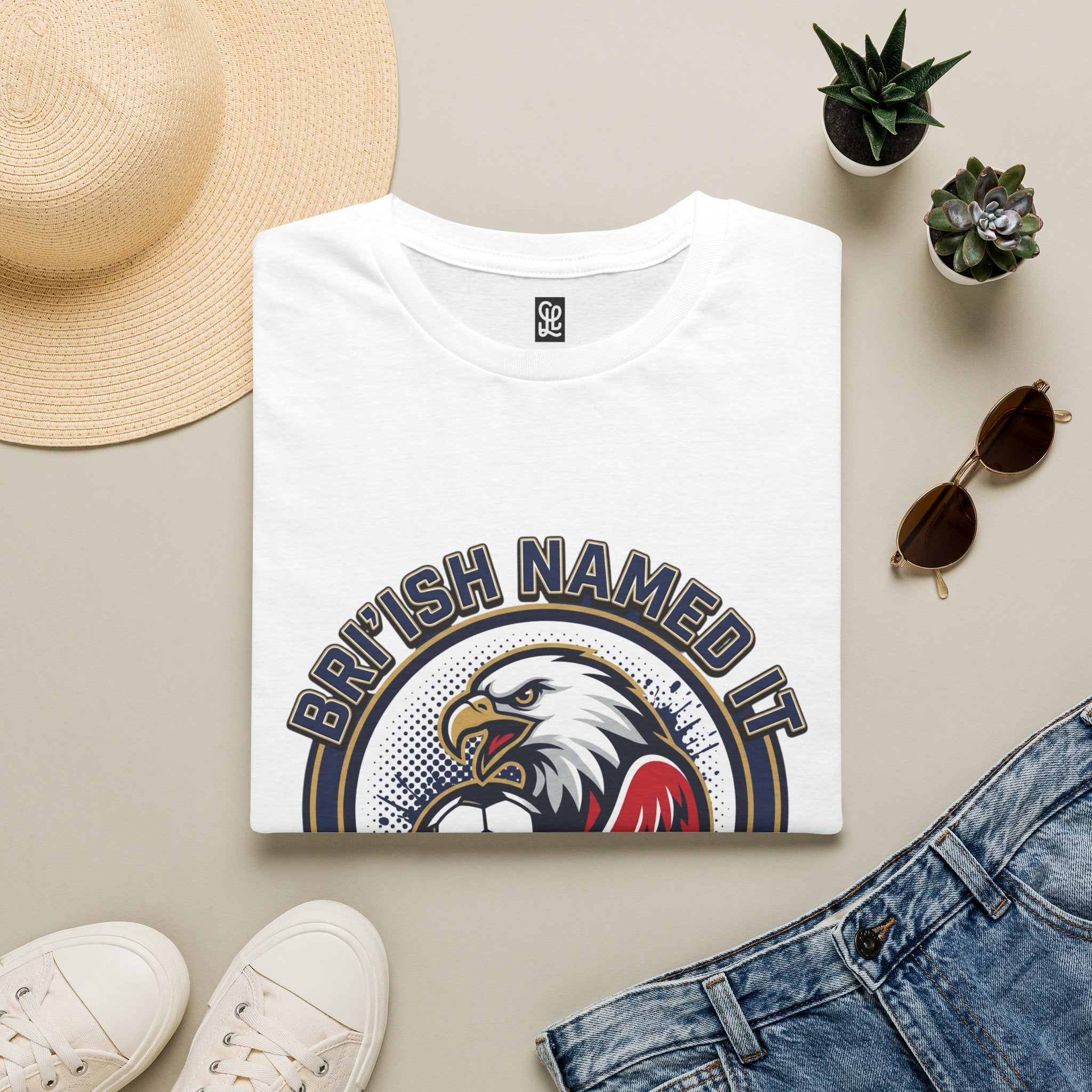FIFA 2026 Soccer Eagle T-Shirt — "Bri'ish Named It Soccer" Vintage Soccer Graphic Tee