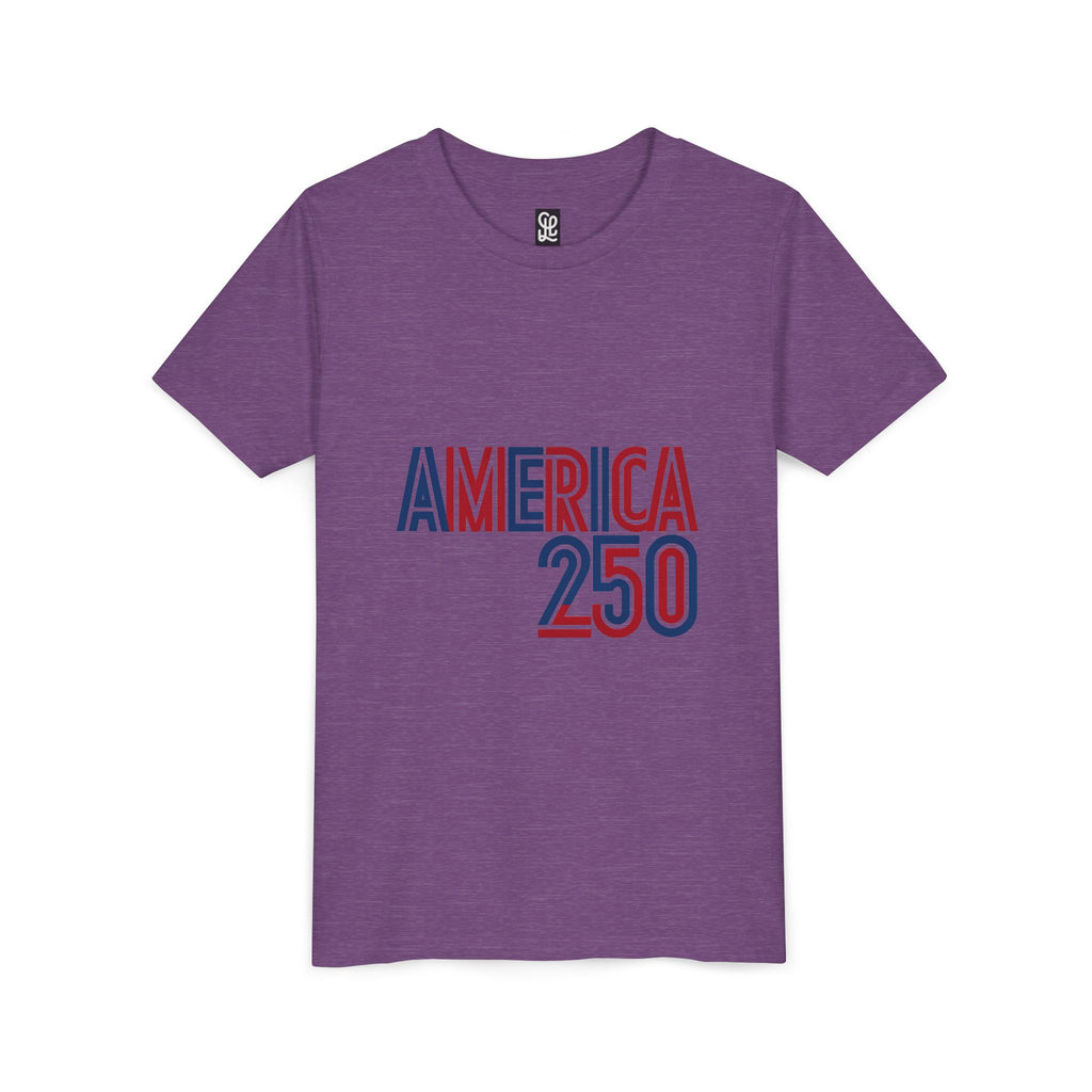America 250 Youth Tee | Patriotic USA Flag Independence Day