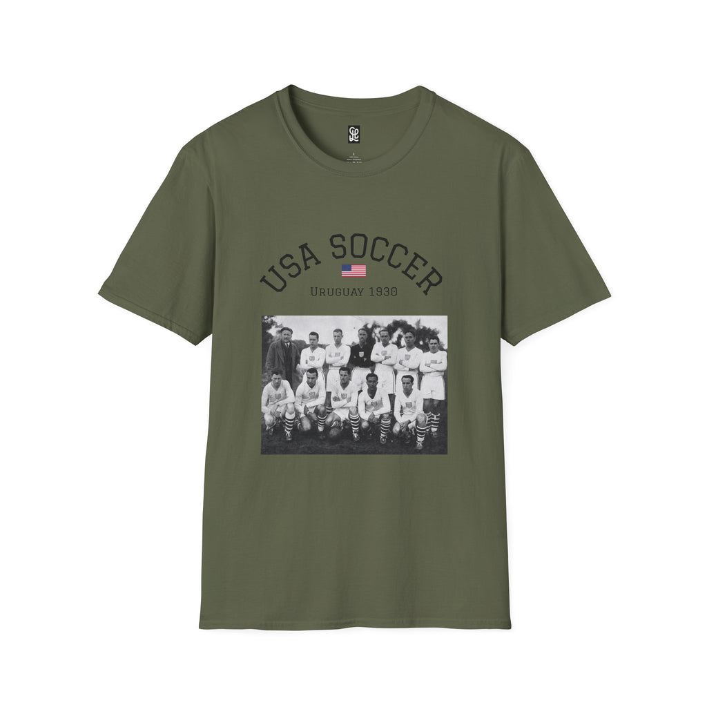 FIFA World Cup 2026 USA Soccer Vintage Team T-Shirt — Uruguay 1930 Retro Soccer Tee