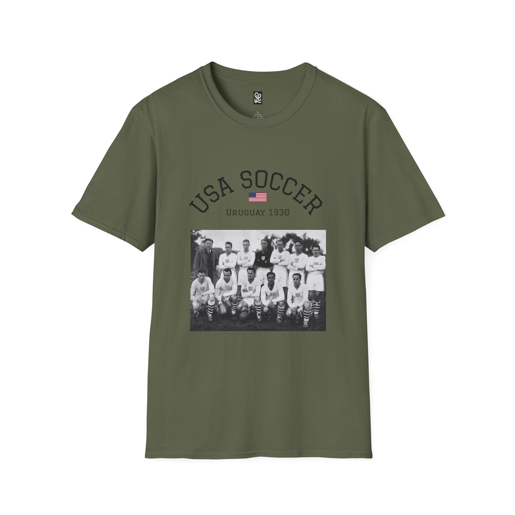 FIFA World Cup 2026 USA Soccer Vintage Team T-Shirt — Uruguay 1930 Retro Soccer Tee
