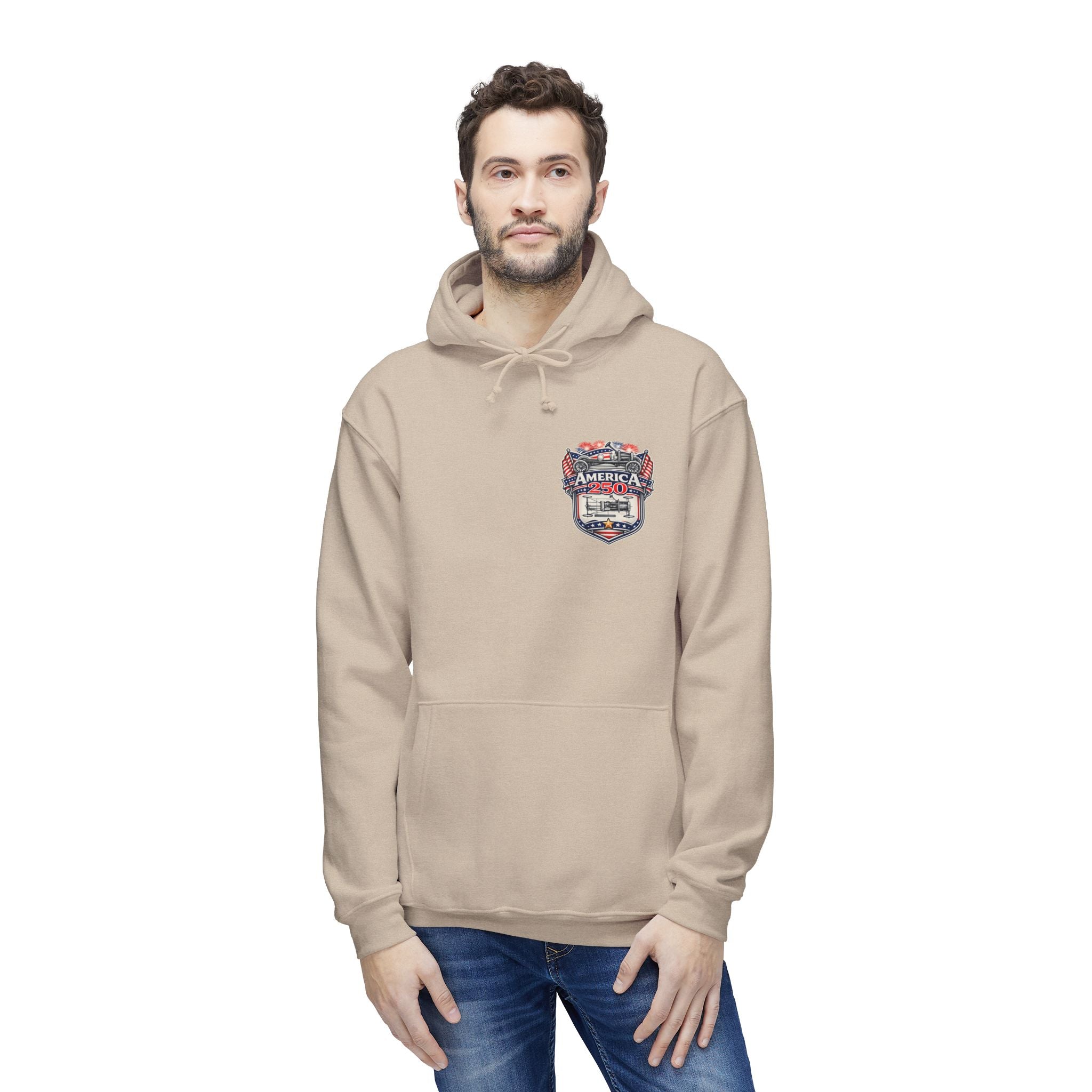America 250 Patriotic USA Anniversary Hoodie —  Made in USA