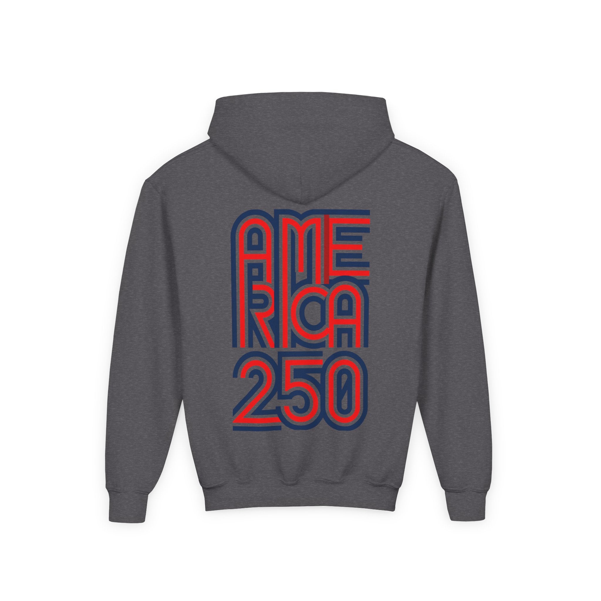 America 250 Hoodie | Patriotic Retro Typography, 250th Anniversary