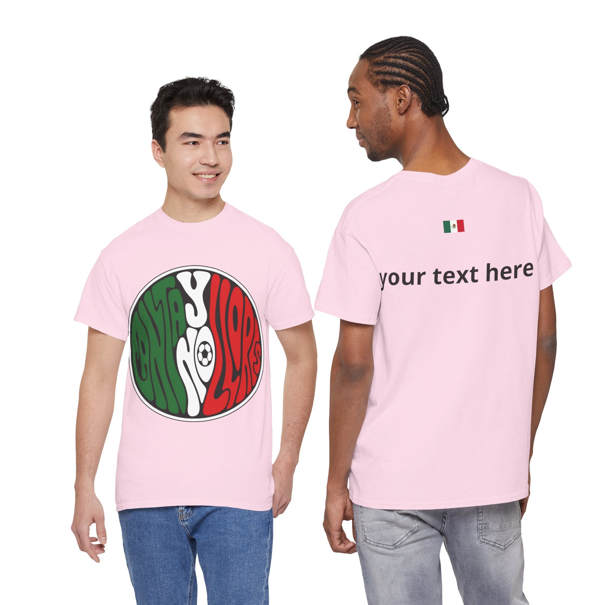Mexico Soccer Personalized Retro Logo T‑Shirt — Mexican Flag Football Tee