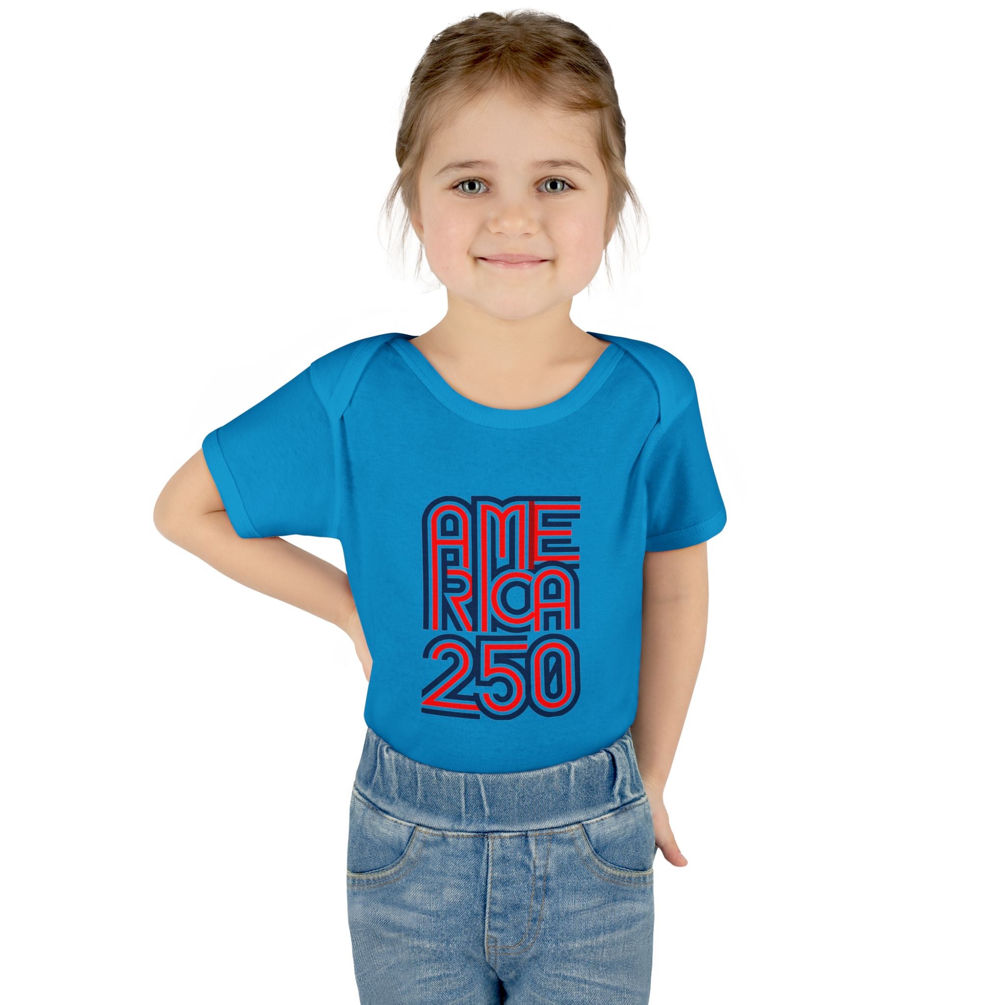 America 250 Infant Bodysuit | USA Flag