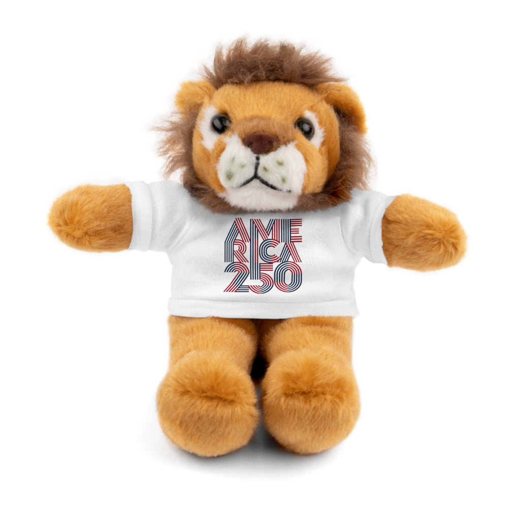 America 250 Teddy Bear plush | Patriotic stuffed animal with tee