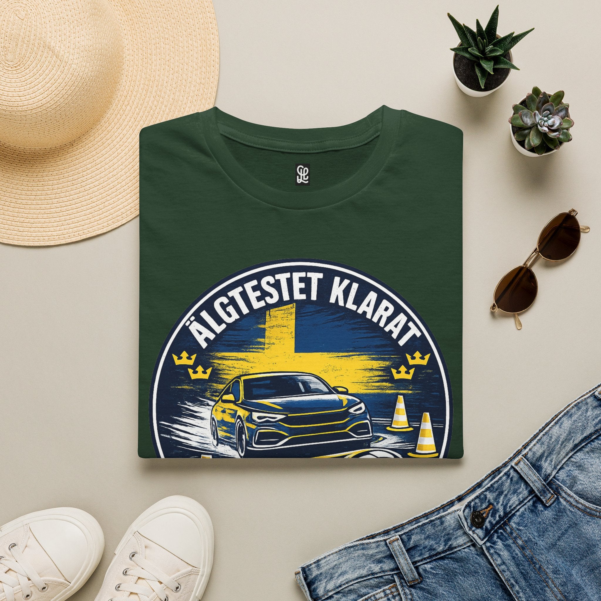 fifa-world-cup-2026-t-shirt-algtestet-klarat-ready-for-vm-swedish-car-driver-tee - Retro Football Apparel oryggy