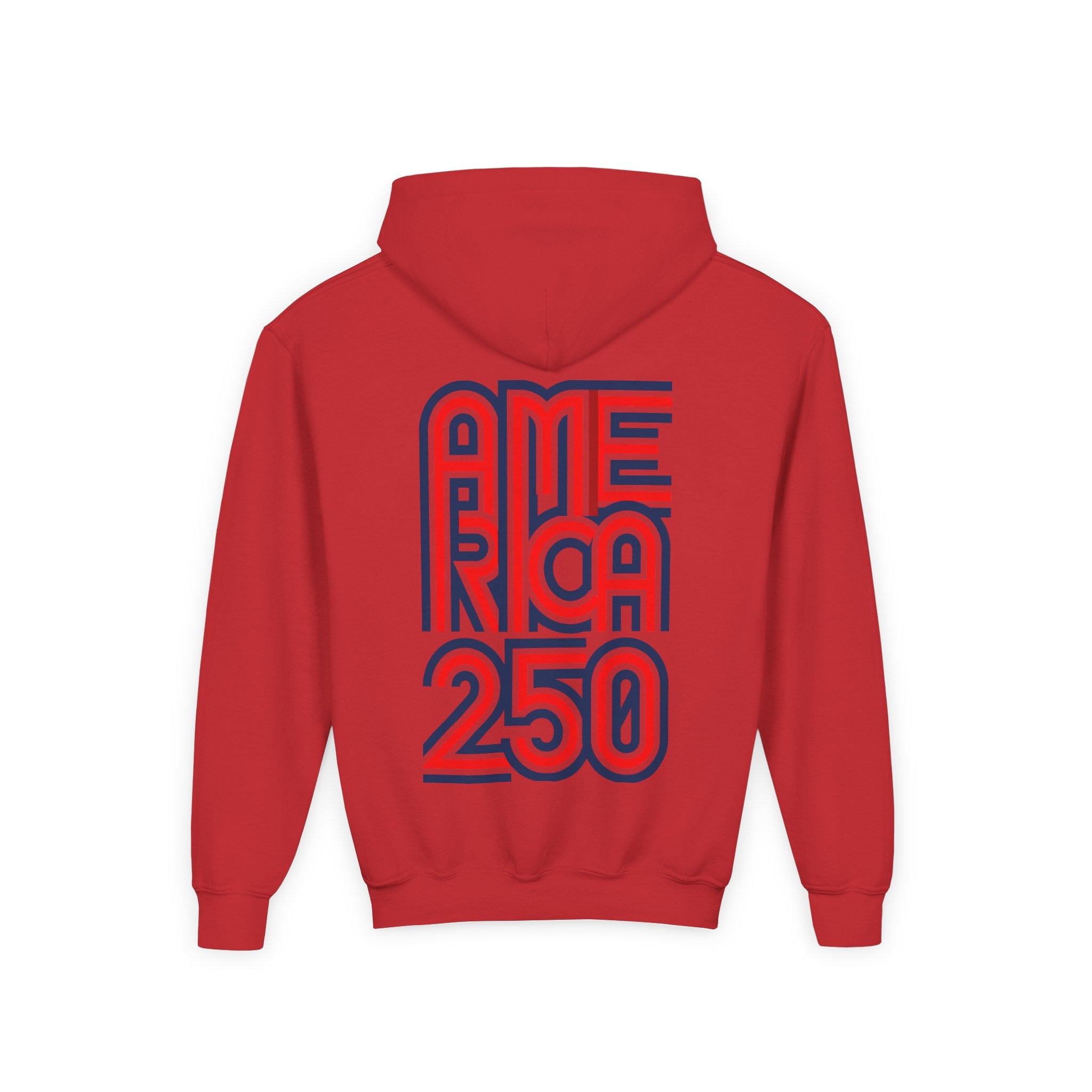 America 250 Hoodie | Patriotic Retro Typography, 250th Anniversary