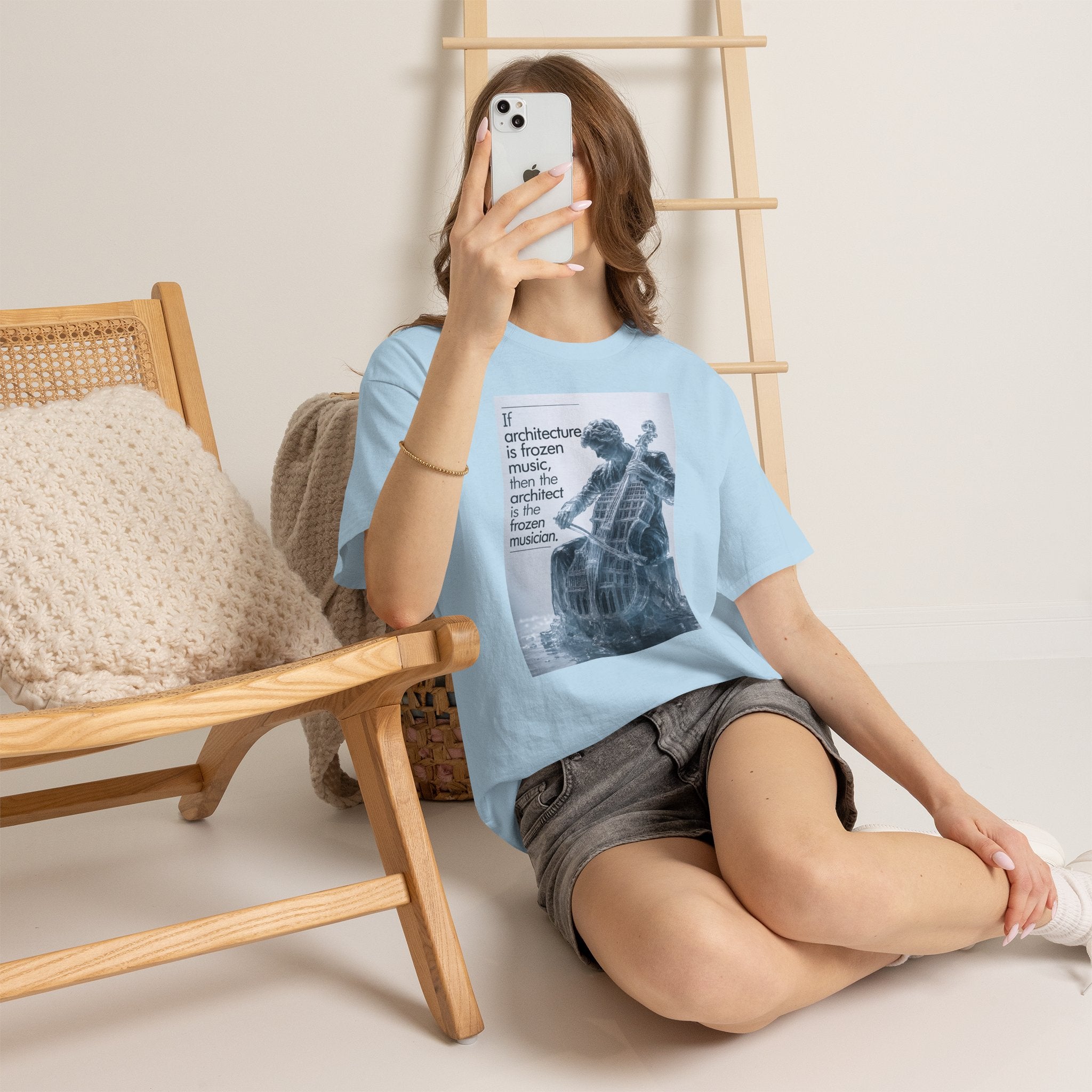 oryggy Originals Summer line "If architecture is frozen music" Graphic Tee