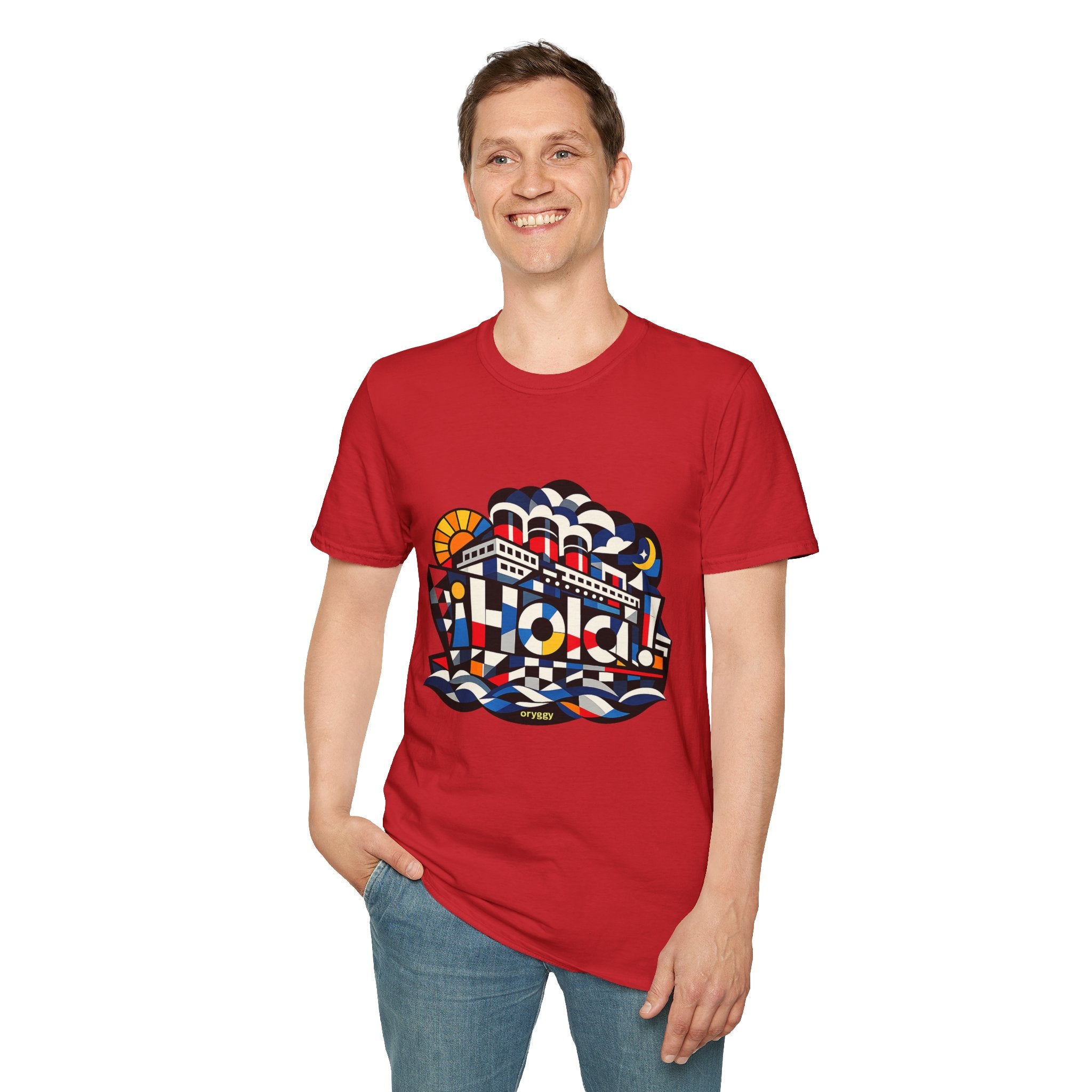 oryggy Originals Summer line T-Shirt — Retro Nautical Cruise Graphic "¡Hola!" Tee