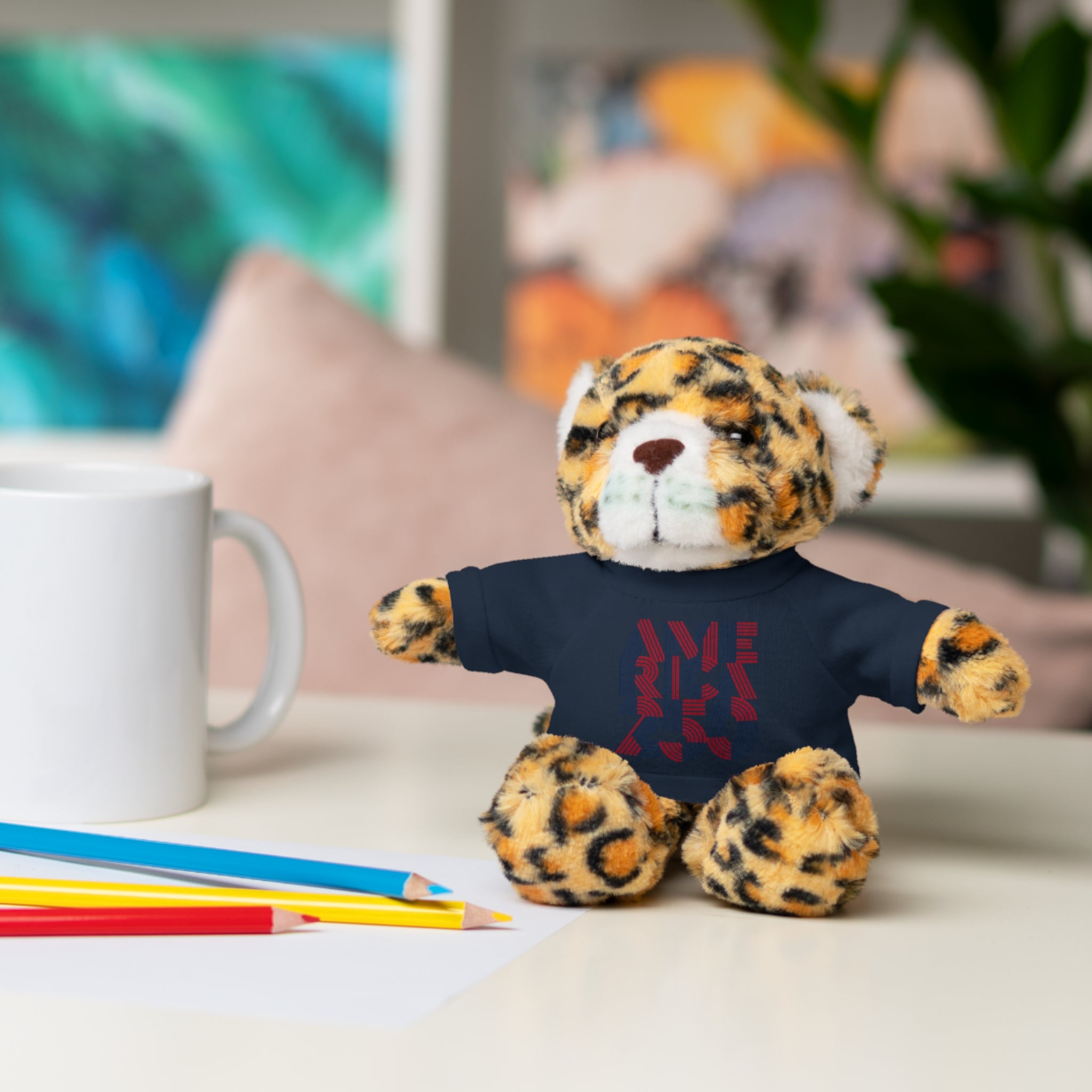 America 250 Teddy Bear plush | Patriotic stuffed animal with tee