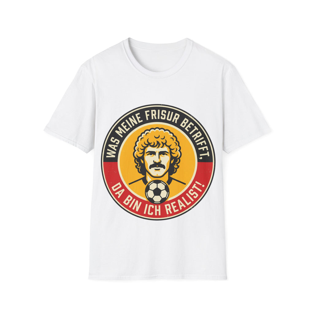 Was meine Frisur betrifft T‑Shirt – Vintage Fußballer Design