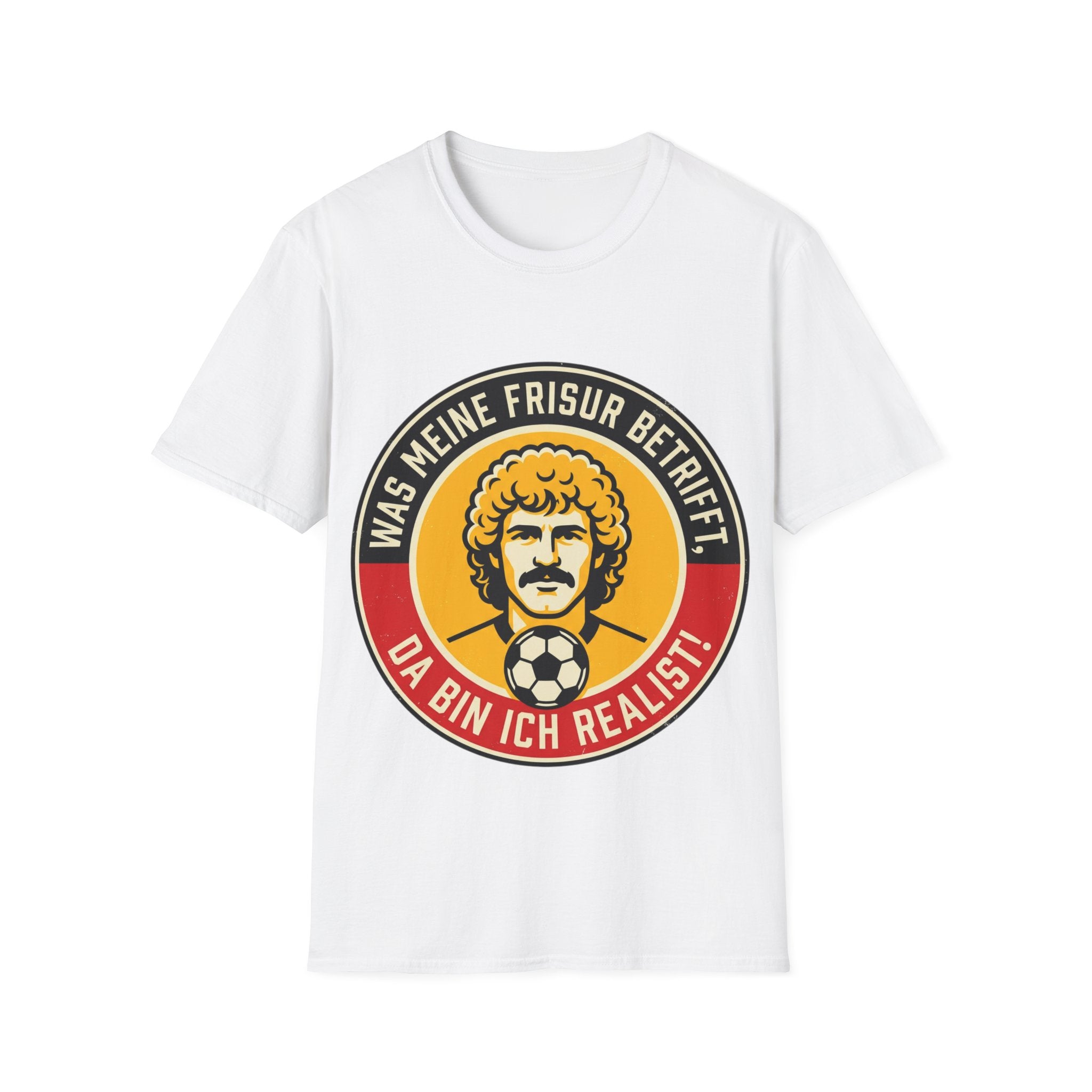 Was meine Frisur betrifft T‑Shirt – Vintage Fußballer Design