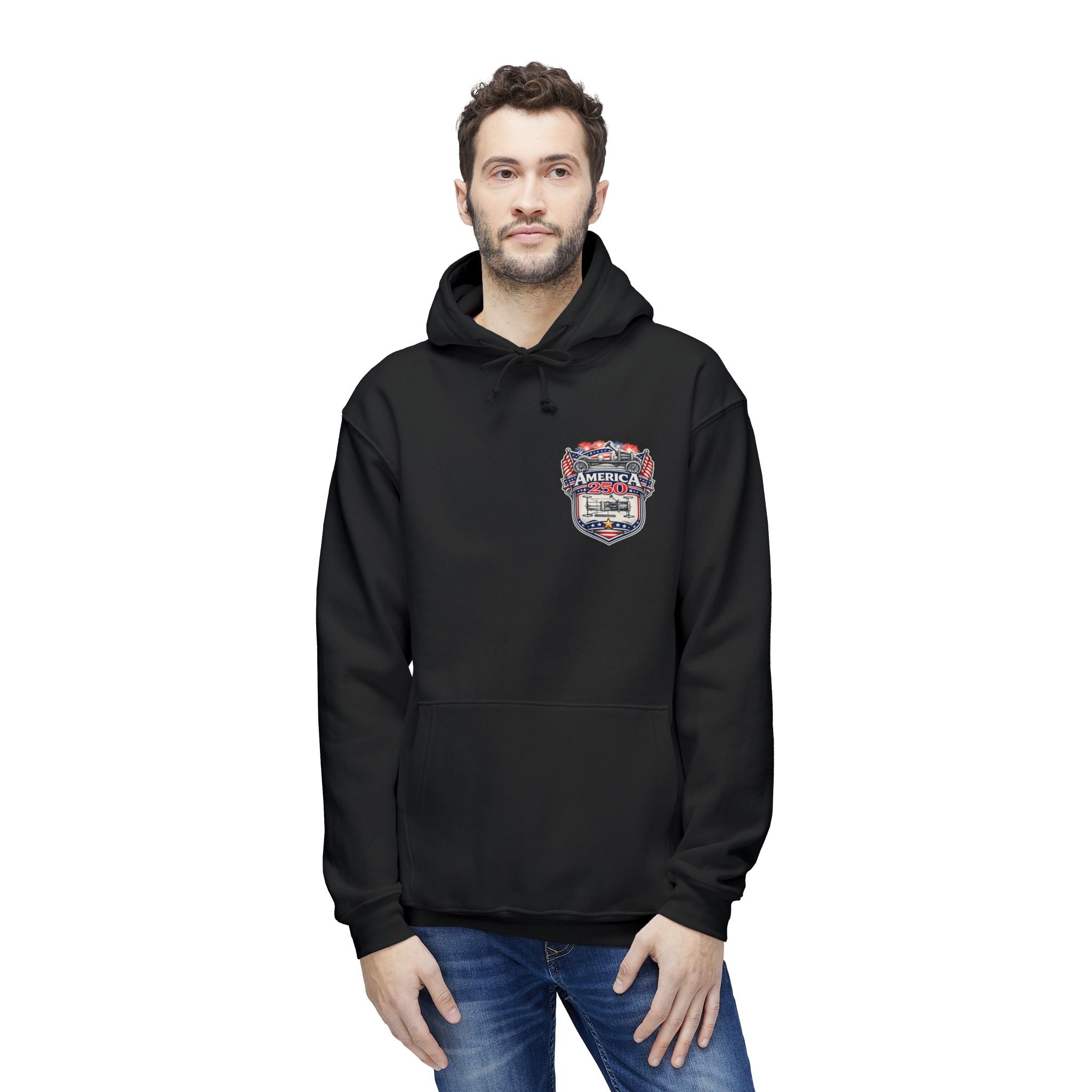 America 250 Patriotic USA Anniversary Hoodie —  Made in USA