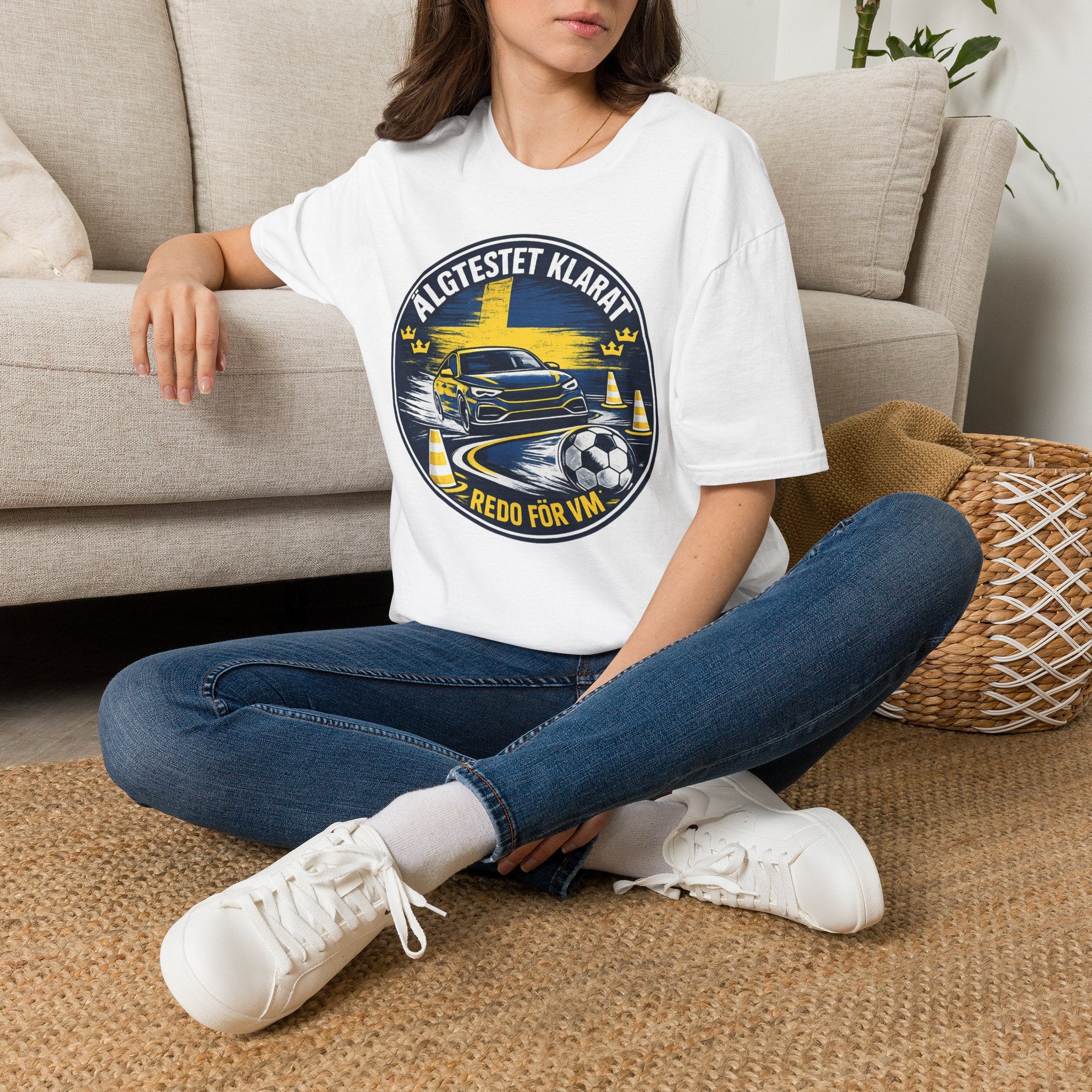 fifa-world-cup-2026-personalized-t-shirt-algtestet-klarat-ready-for-vm-swedish-car-driver-tee - Retro Football Apparel oryggy