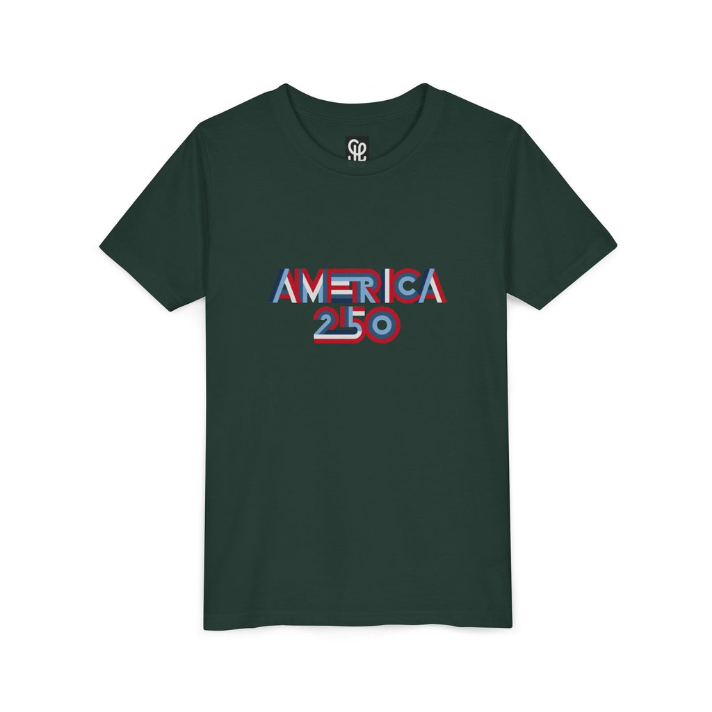 America 250 Youth Tee — Patriotic 250th Anniversary Kids T-Shirt