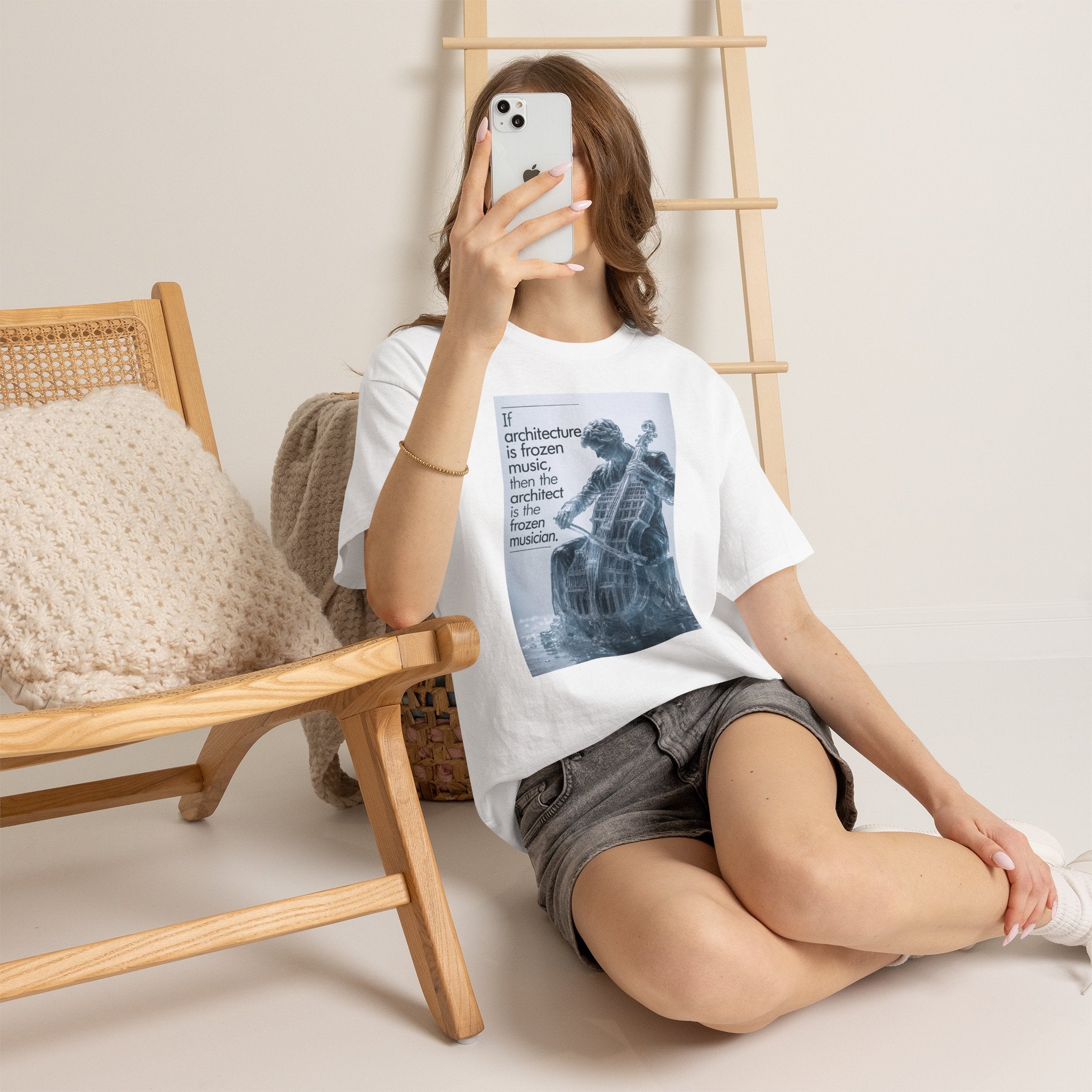oryggy Originals Summer line "If architecture is frozen music" Graphic Tee