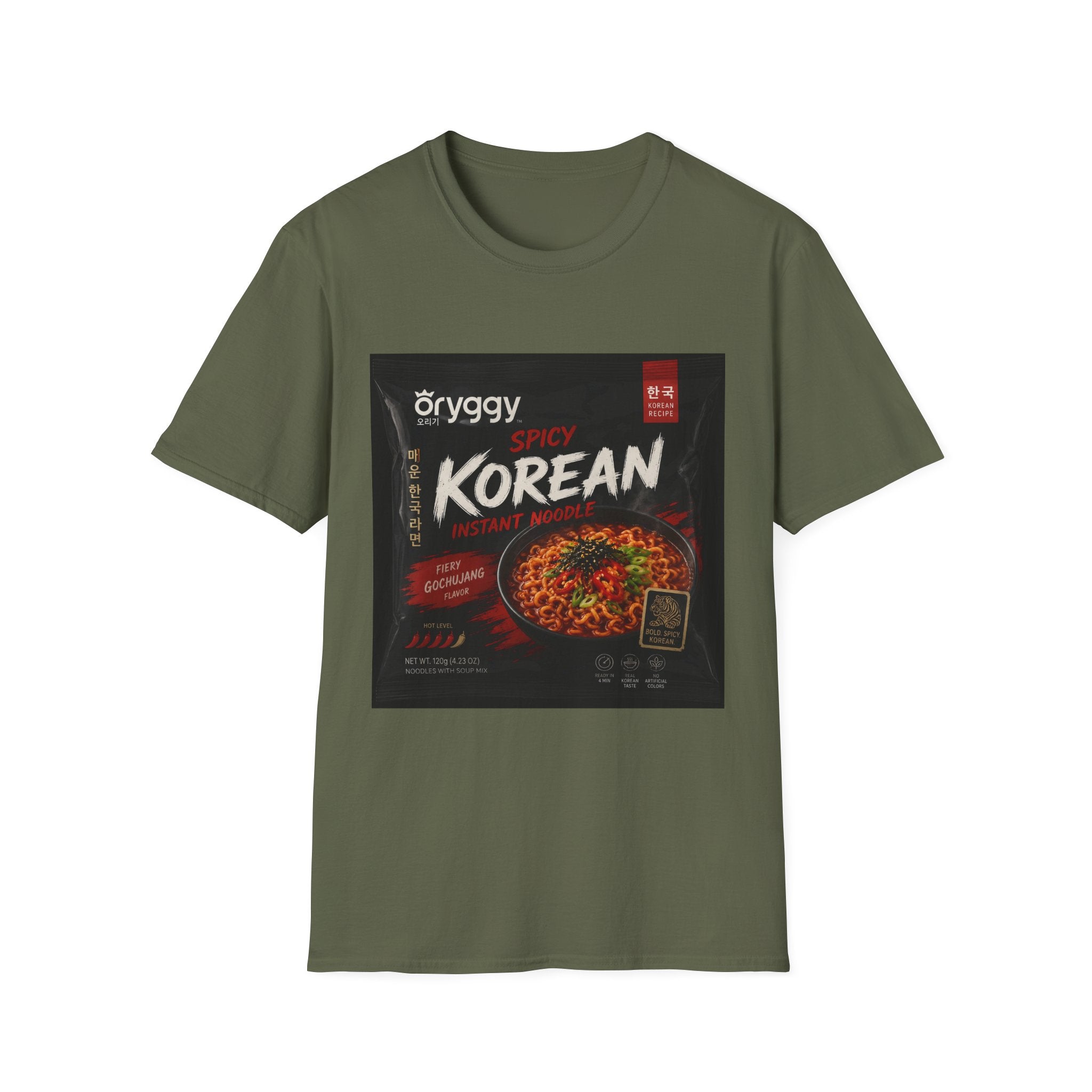 oryggy Originals Summer line Korean Spicy Instant Noodle T-Shirt