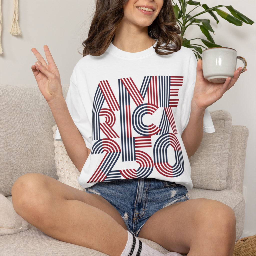 America 250 Unisex Personalized Garment-Dyed T-shirt