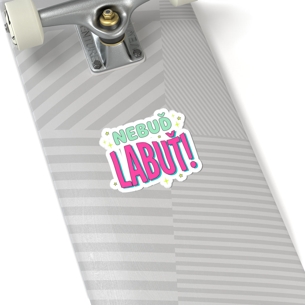 Sassy Czech Phrase Sticker | Gen Z, coquette, pastel typography