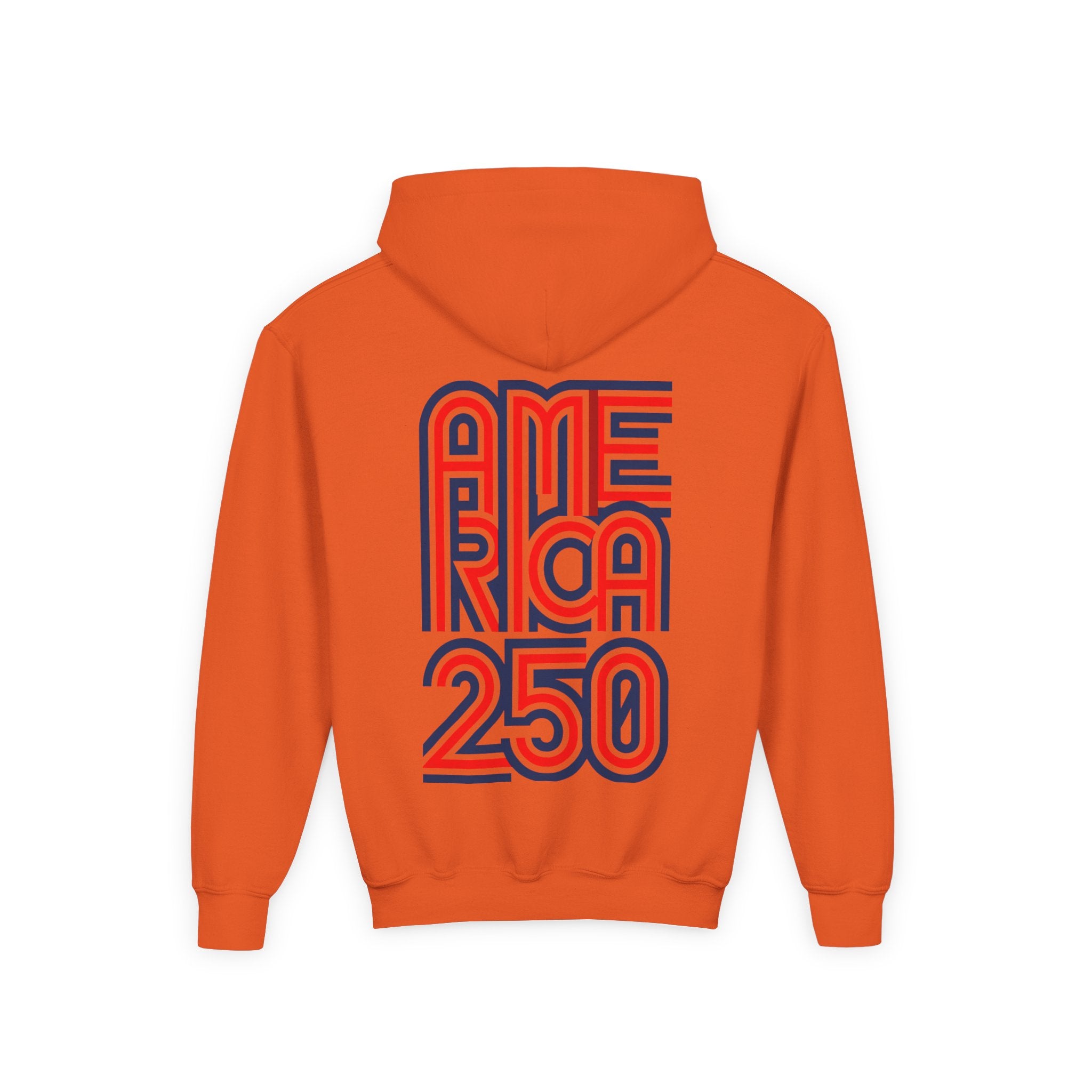 America 250 Hoodie | Patriotic Retro Typography, 250th Anniversary