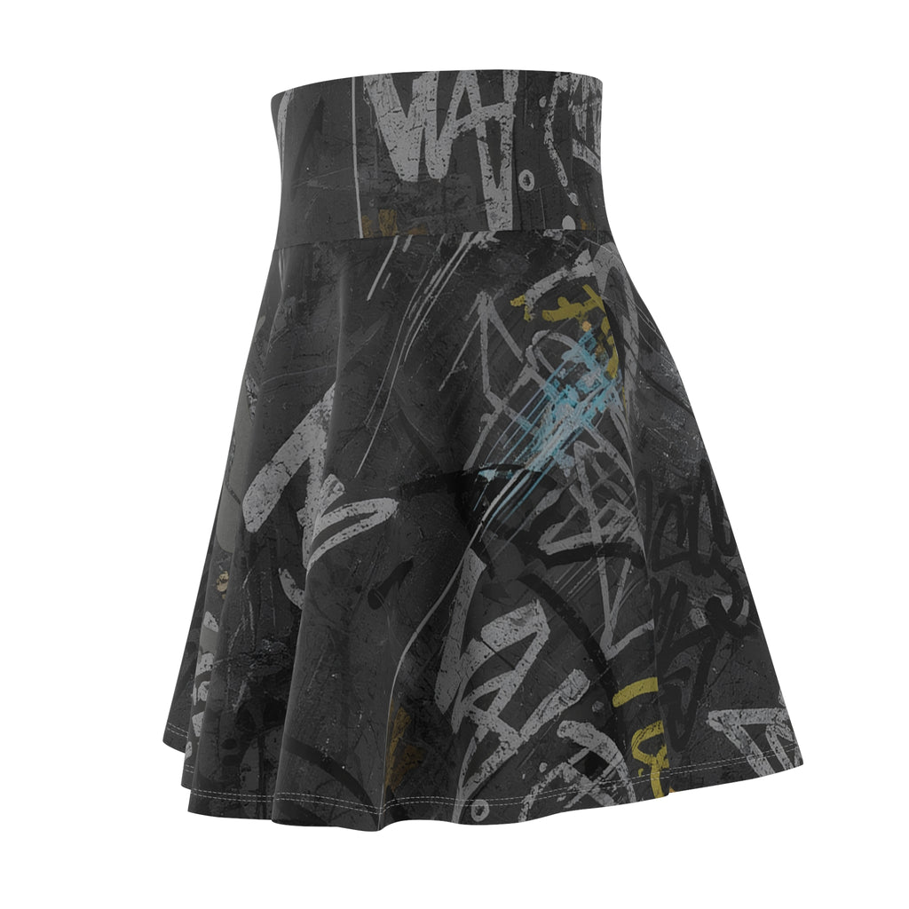 oryggy Originals Skirt — "Graffiti Print" Skater Urban Streetwear AOP