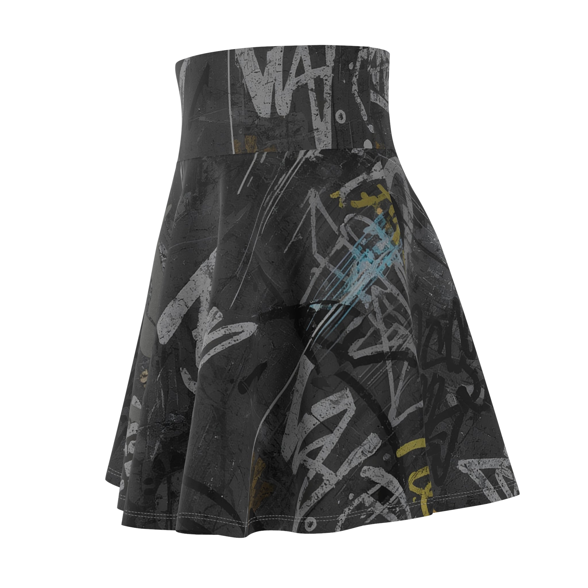 oryggy Originals Skirt — "Graffiti Print" Skater Urban Streetwear AOP