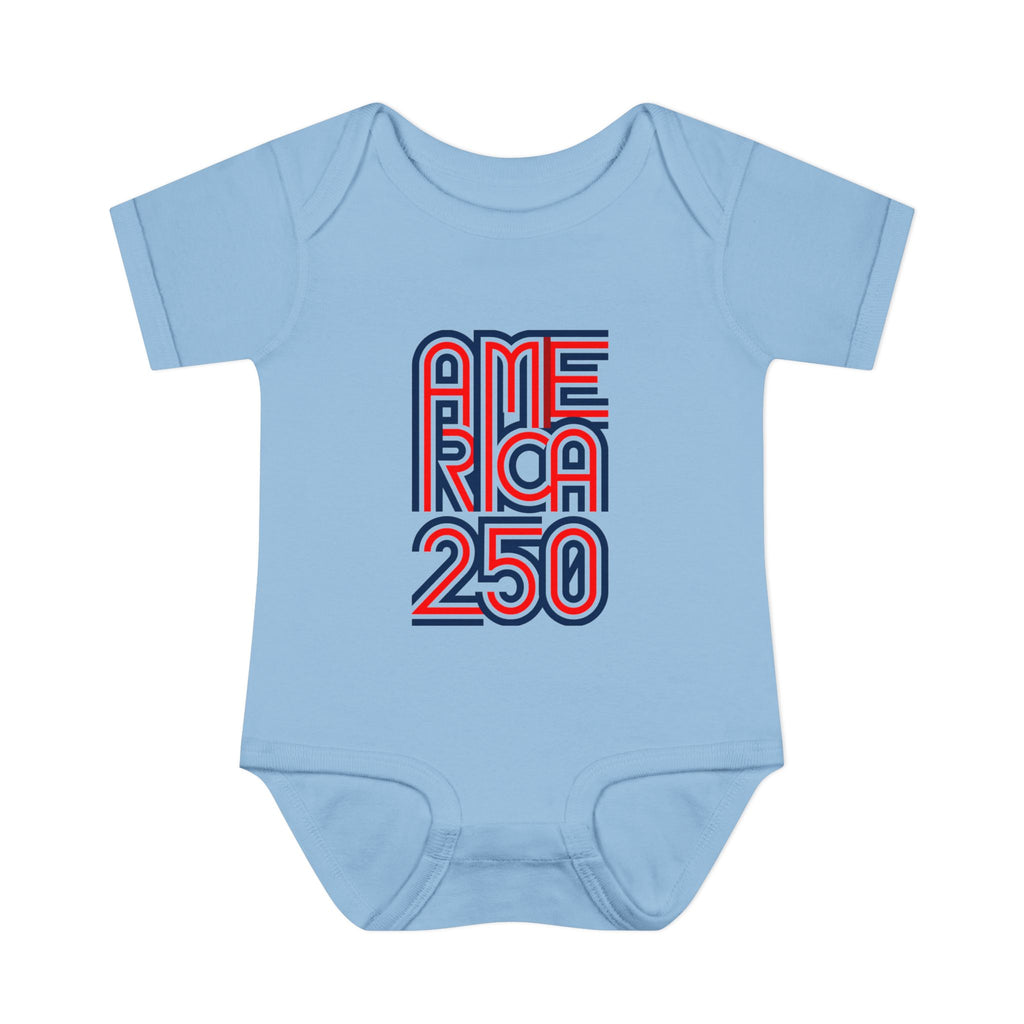 America 250 Personalized Infant Bodysuit | USA Flag