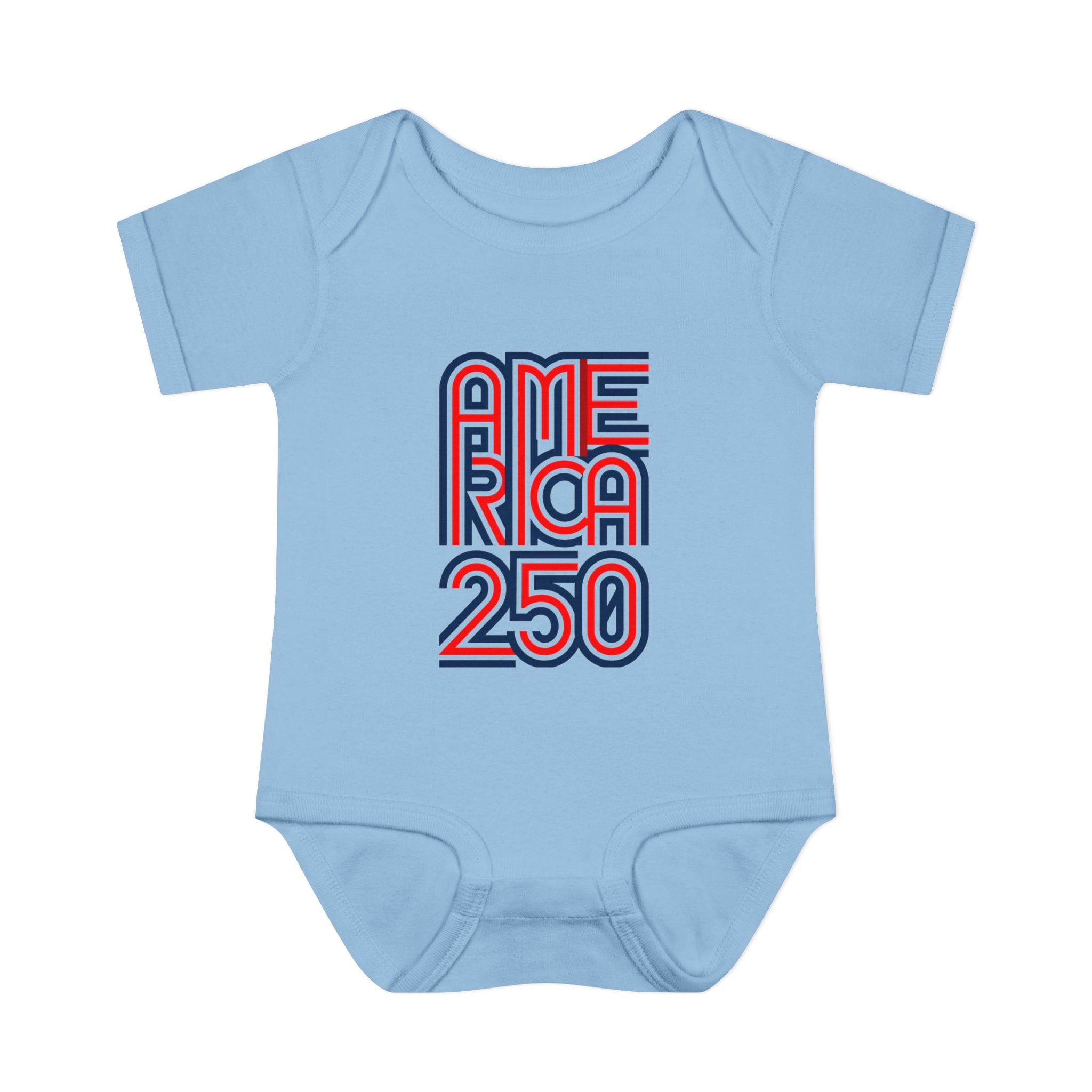 America 250 Personalized Infant Bodysuit | USA Flag