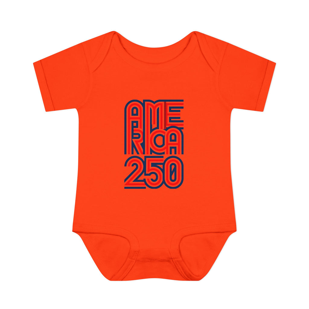 America 250 Personalized Infant Bodysuit | USA Flag