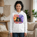 Silhouette Heart Zip Hoodie — 双向守护 (I Won’t Leave You) Graphic