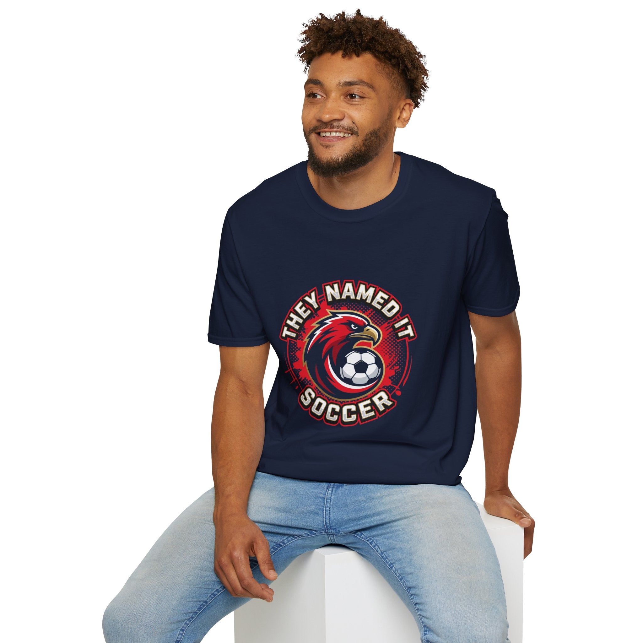FIFA 2026 Soccer Eagle T-Shirt — "They Named It Soccer" Vintage Soccer Graphic Tee