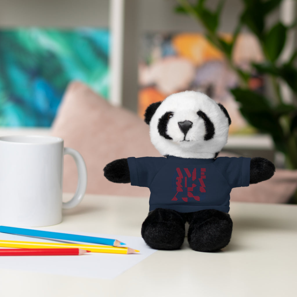 America 250 Teddy Bear plush | Patriotic stuffed animal with tee