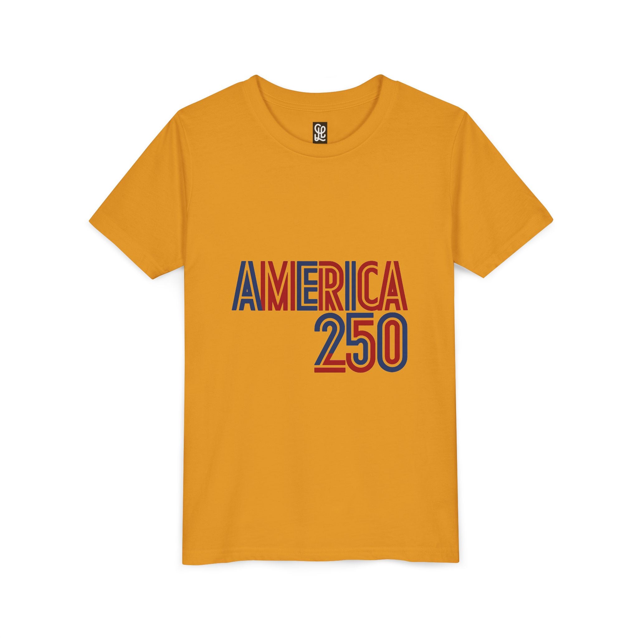 America 250 Youth Tee | Patriotic USA Flag Independence Day
