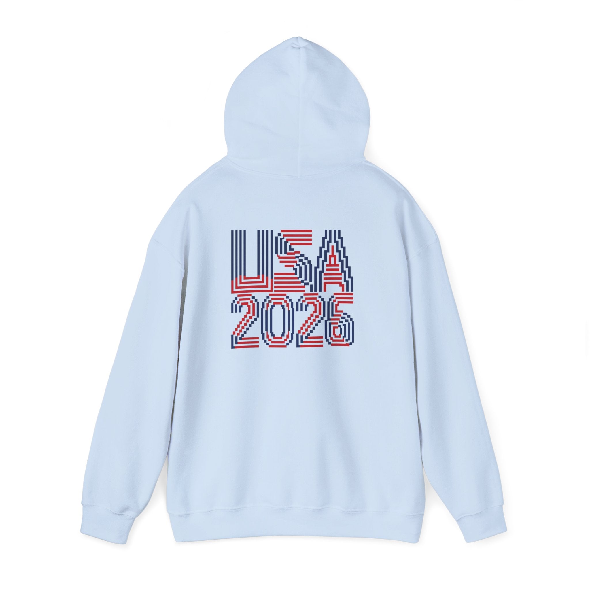 America 250 / USA 2026 Retro Stripe Hoodie — Patriotic 4th of July Anniversary Sweatshirt