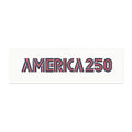 America 250 car magnet | Patriotic striped retro design