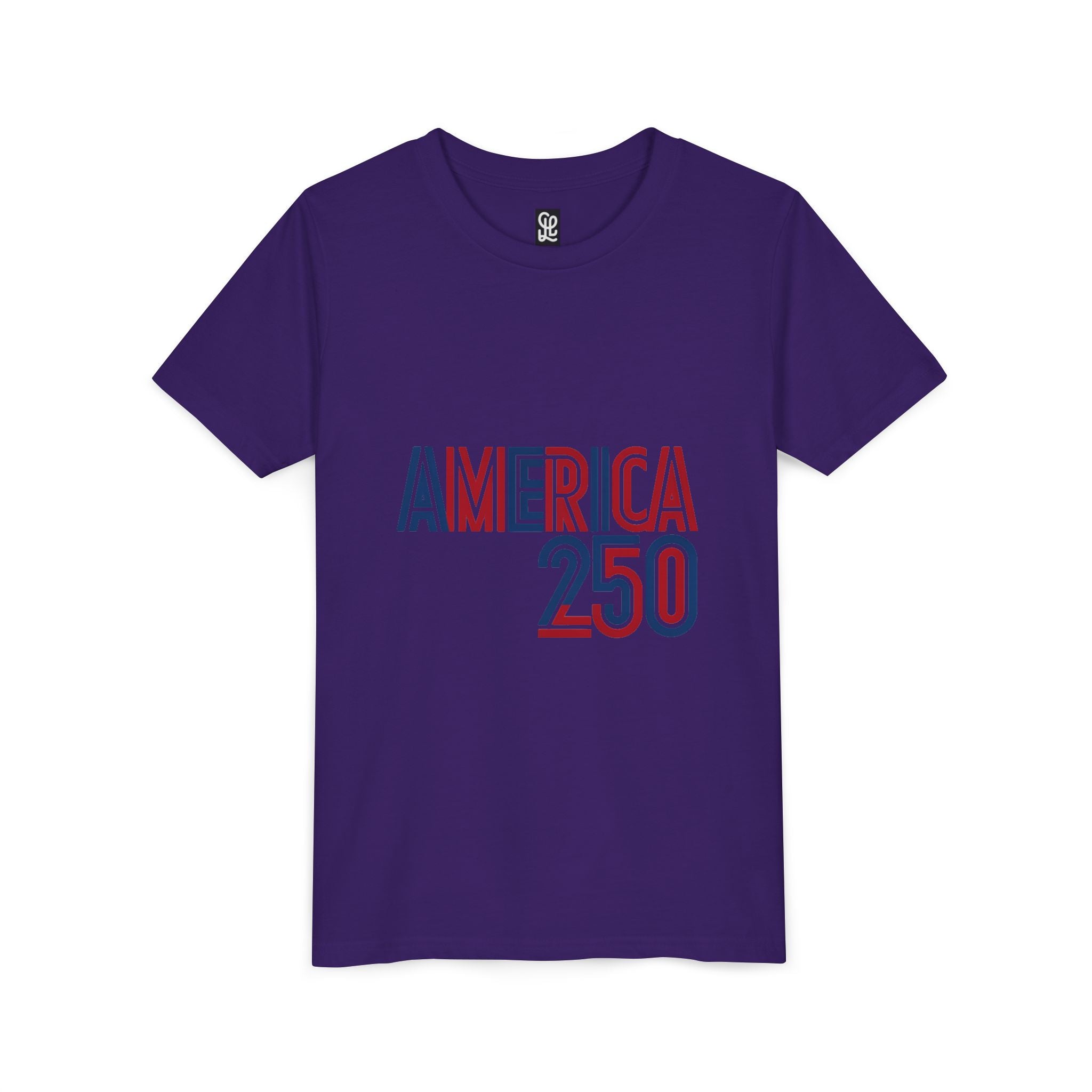 America 250 Youth Tee | Patriotic USA Flag Independence Day