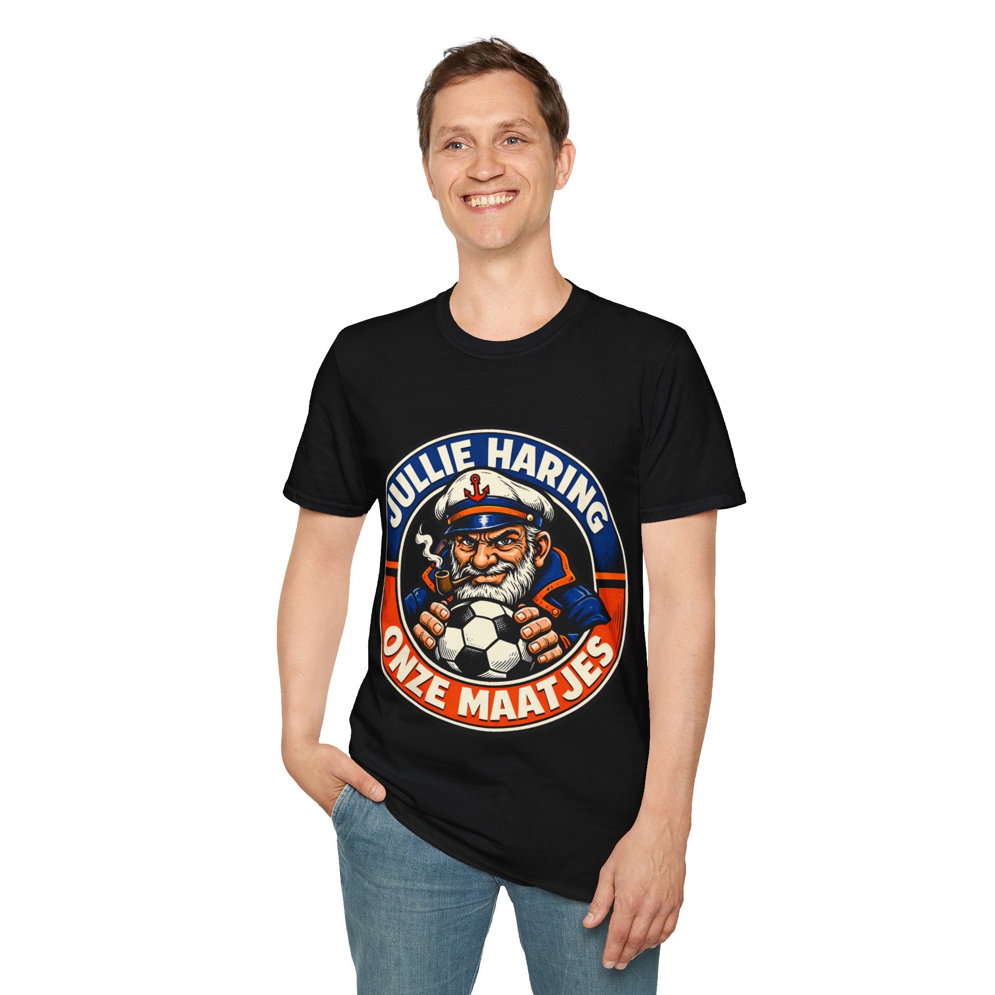 FIFA World Cup 2026 Dutch T-Shirt — 'Jullie Haring Onze Maatjes' Sailor Graphic Tee