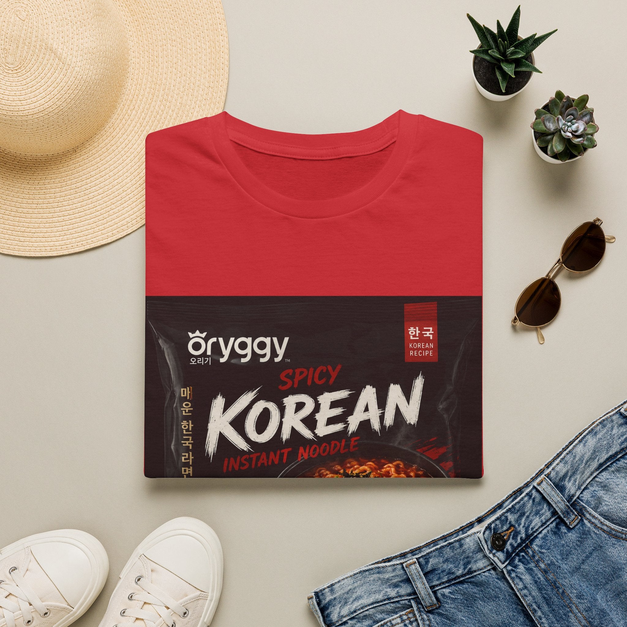 oryggy Originals Summer line Korean Spicy Instant Noodle T-Shirt