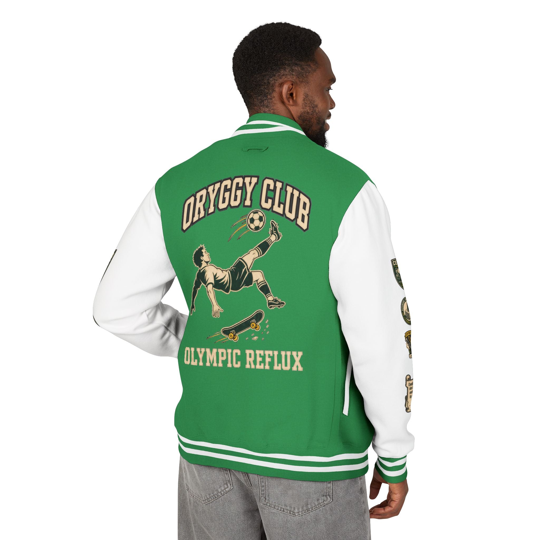OR Olympic Reflux Varsity Jacket — Alexander Peterson "The Concrete is Master" Edition