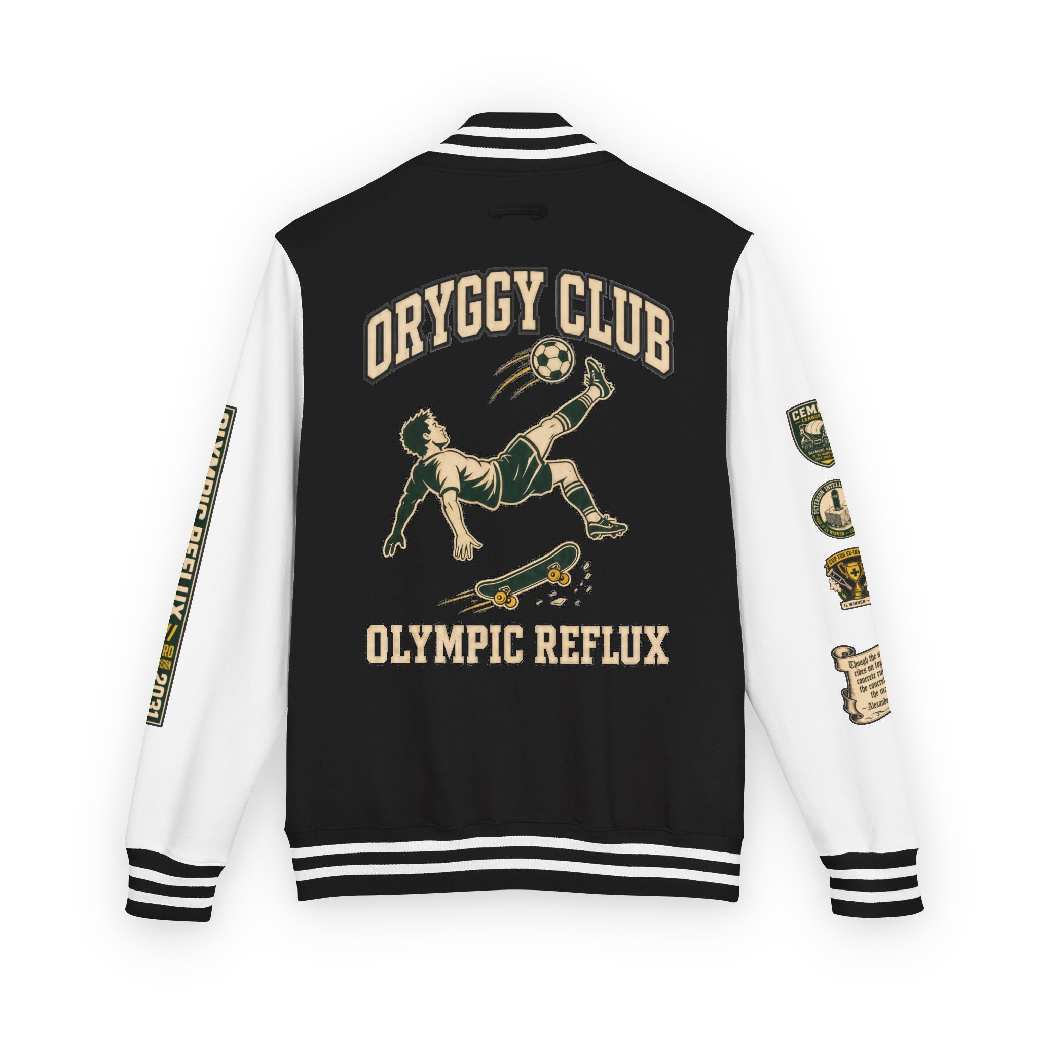 OR Olympic Reflux Varsity Jacket — Alexander Peterson "The Concrete is Master" Edition