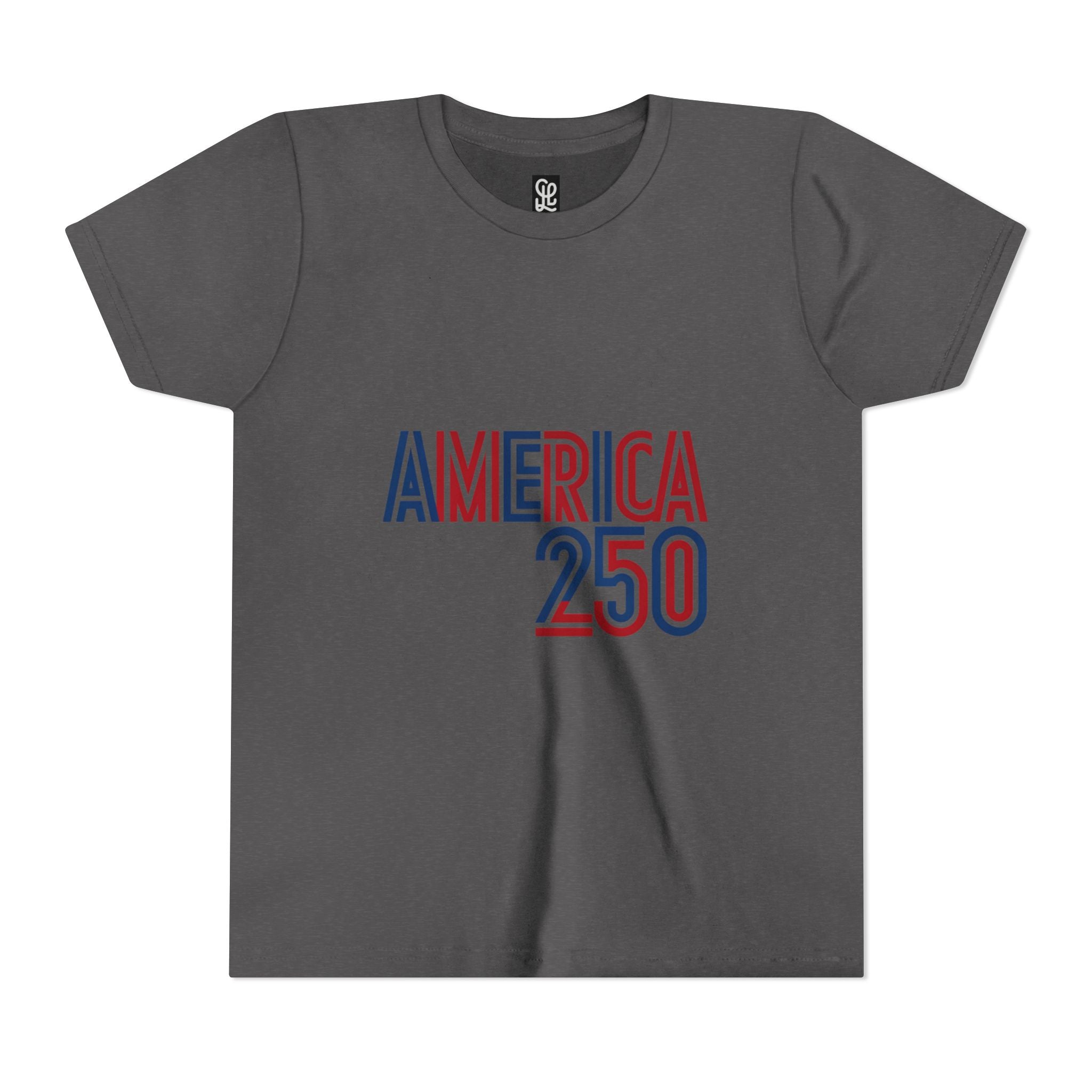 America 250 Youth Tee | Patriotic USA Flag Independence Day