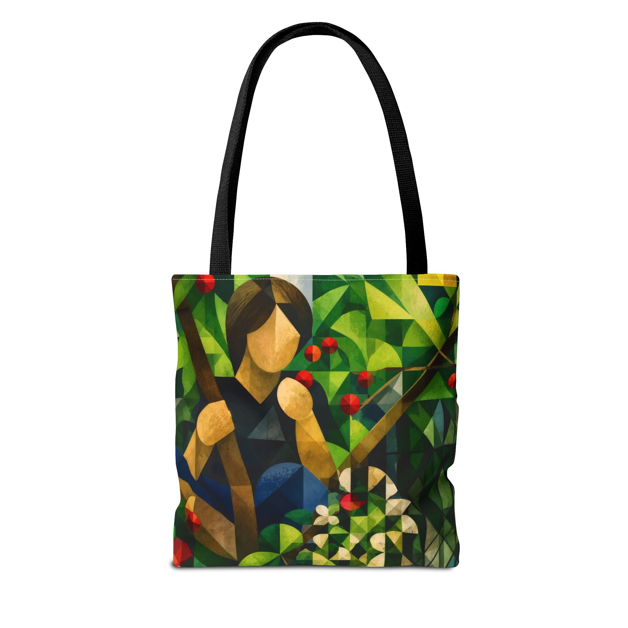 oryggy Originals Summer line Geometric Garden Tote Bag — Colorful Nature All-Over Print