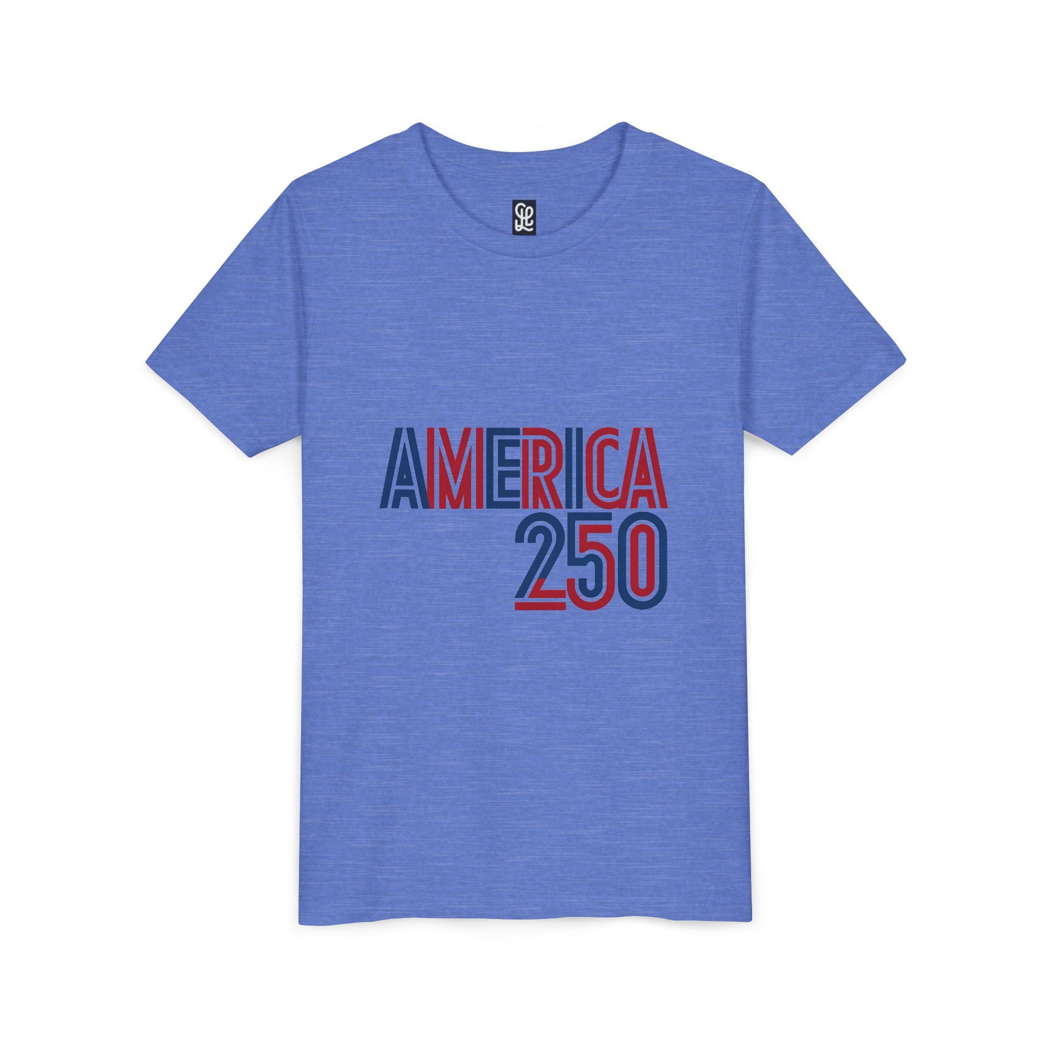America 250 Youth Tee | Patriotic USA Flag Independence Day